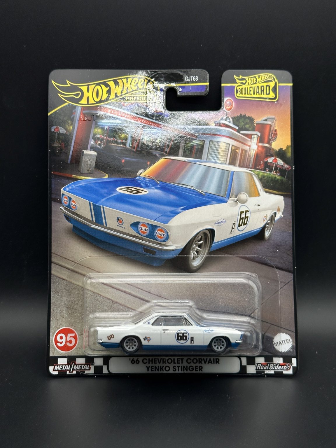 HOT WHEELS 66 CHEVROLET CORVAIR YENKO STINGER 2024 BOULEVARD 95 KOIKOI DROPLETS