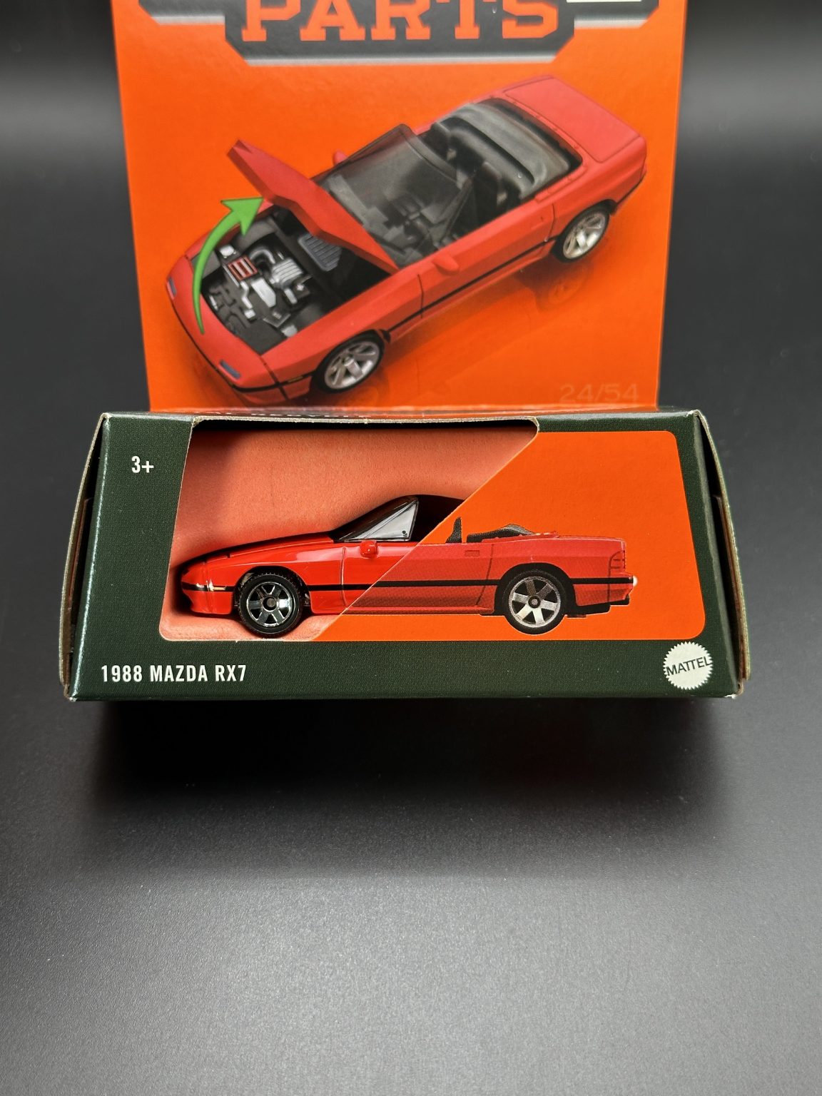 MATCHBOX - 1988 MAZDA RX7 - MOVING PARTS - DIECAST