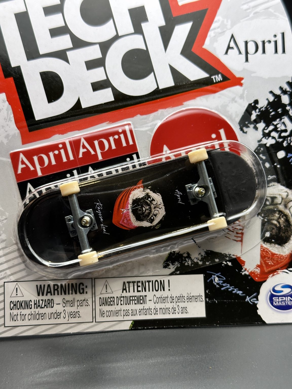 TECH DECK - APRIL - ULTRA RARE - SKATEBOARD - FINGERBOARD