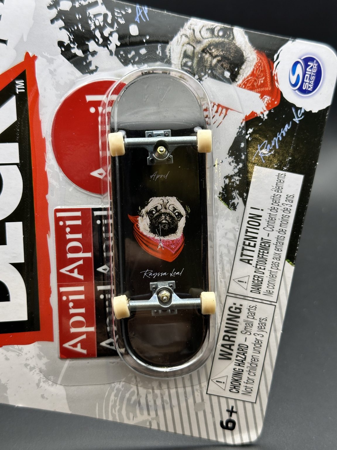 TECH DECK - APRIL - ULTRA RARE - SKATEBOARD - FINGERBOARD