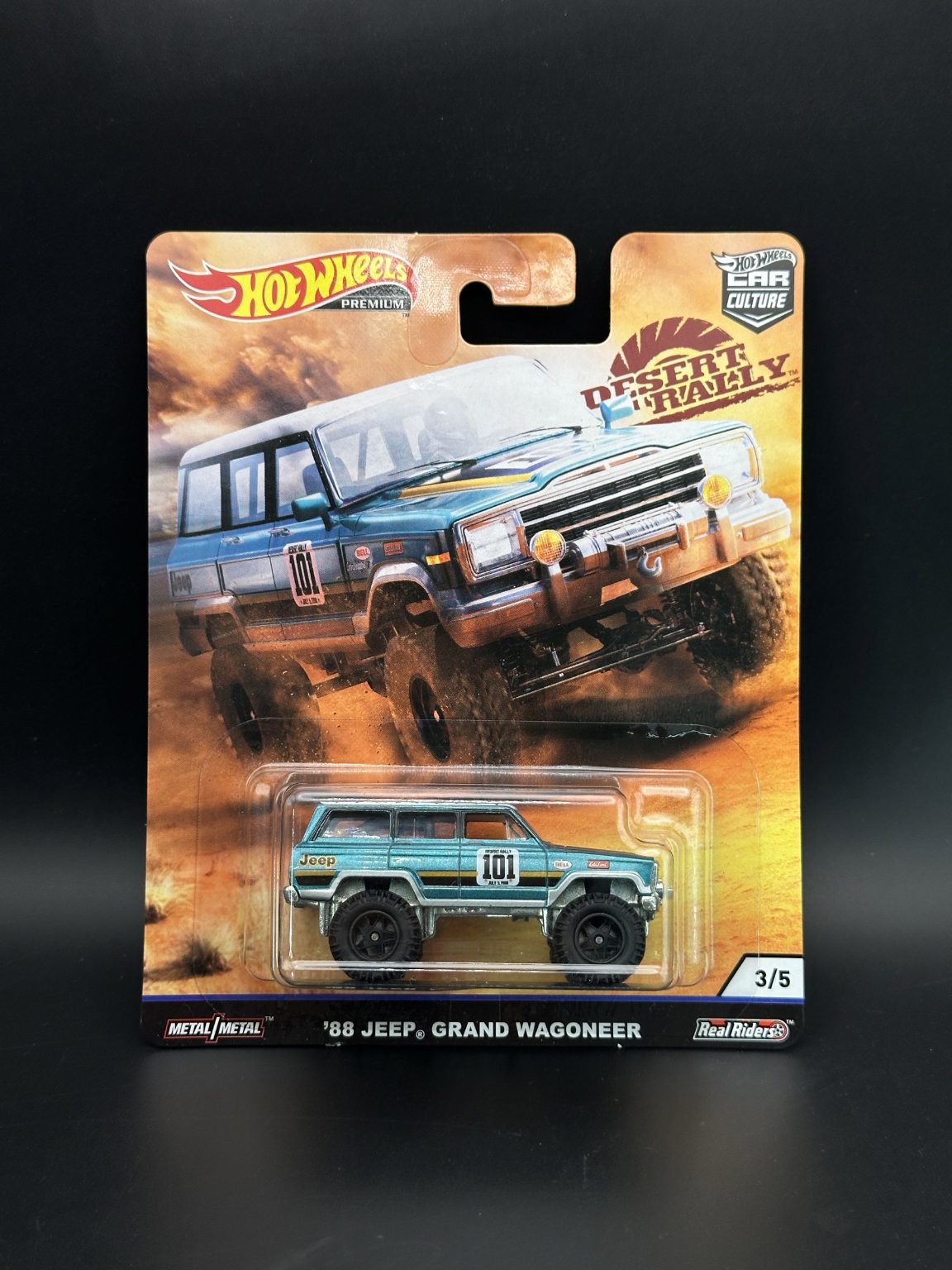 HOT WHEELS - 88 JEEP GRAND WAGONEER (2019) - CAR CULTURE - DESERT RALLY 3/5