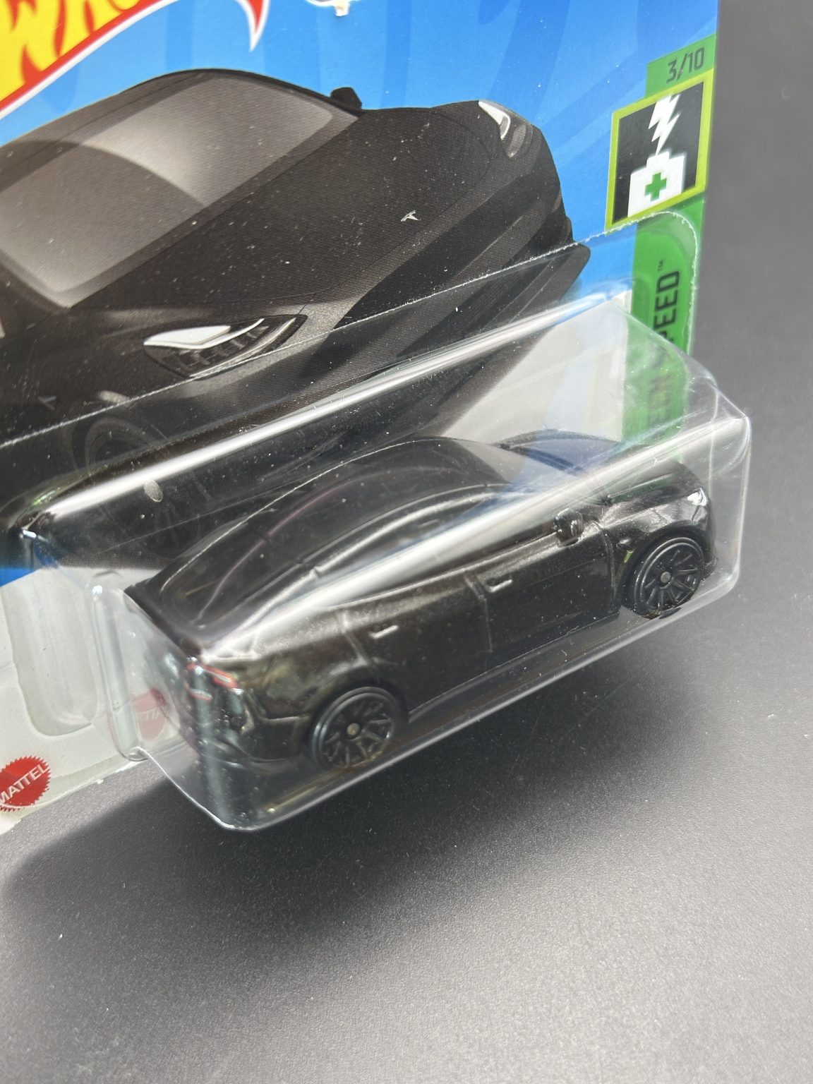 HOT WHEELS - TESLA MODEL Y (2024) - HW GREEN SPEED 3/10