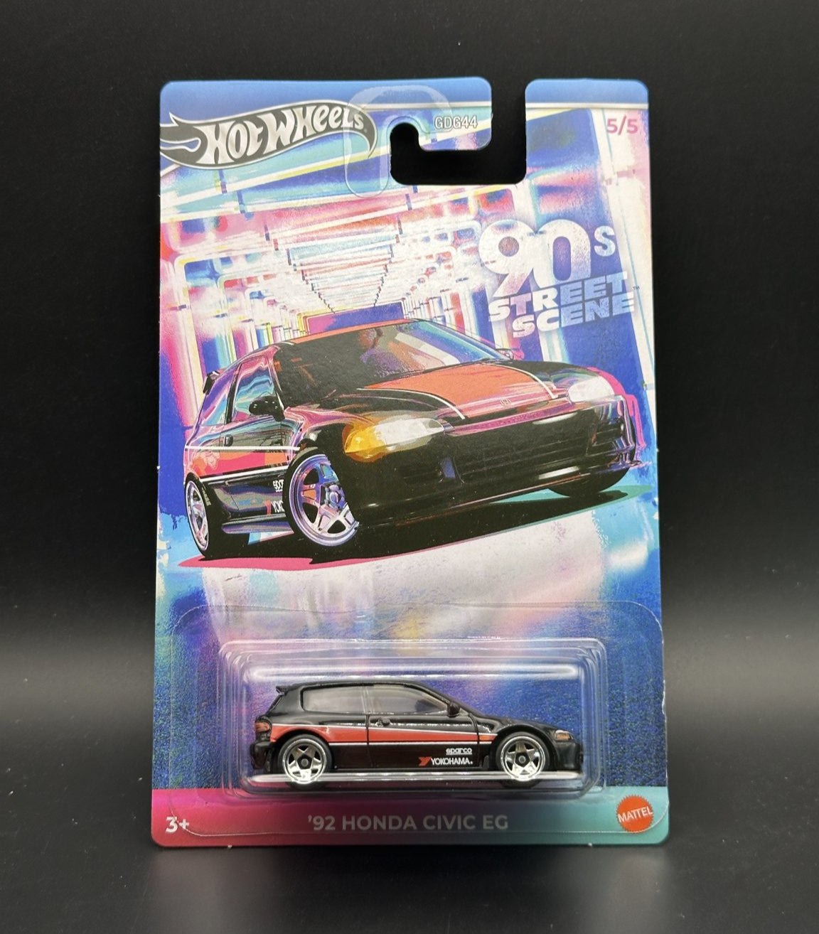 HOT WHEELS - 92 HONDA CIVIC EG (2024) - 90s STREET SCENE 5/5