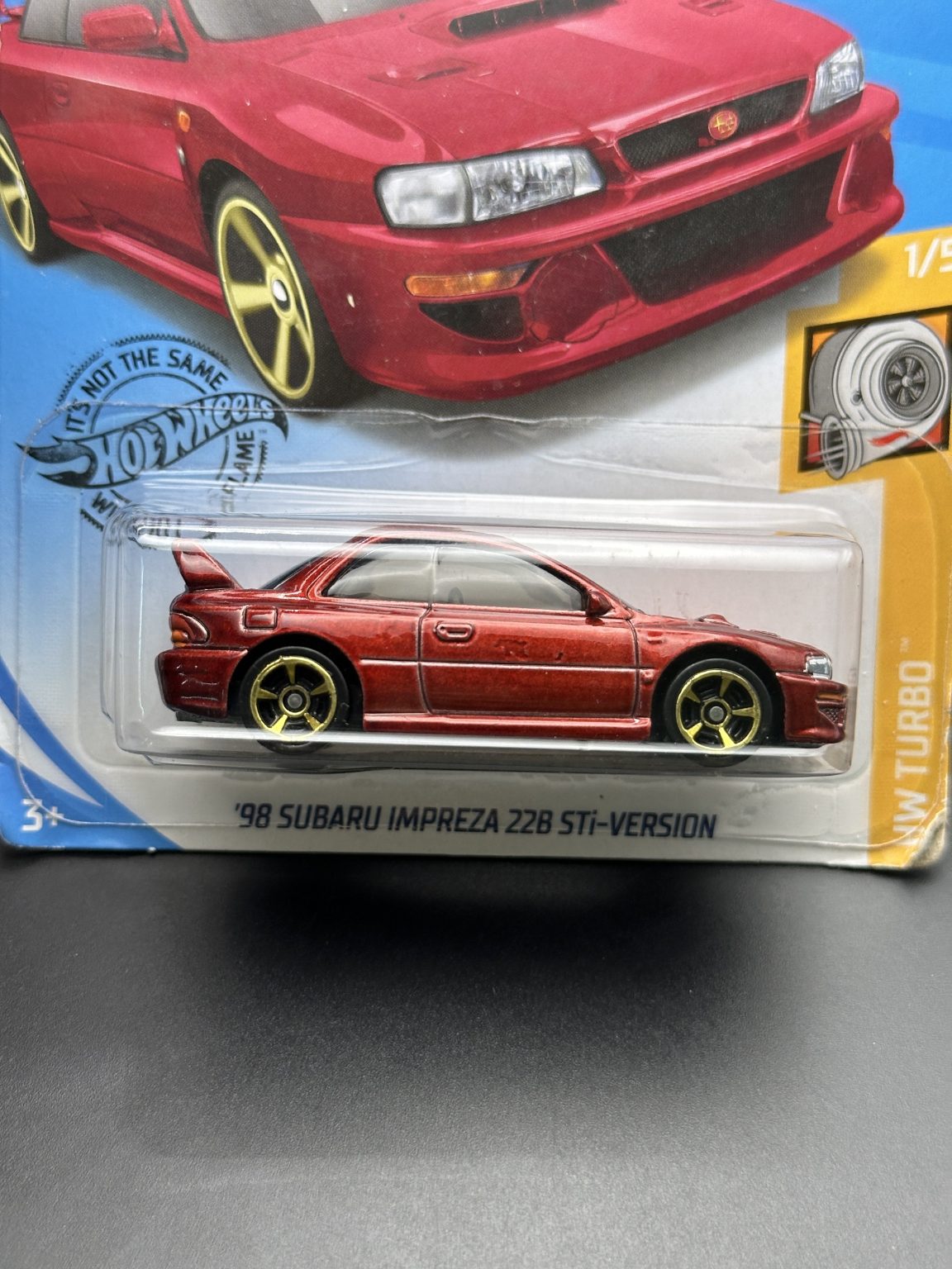 HOT WHEELS - 98 SUBARU IMPREZA 22B STI VERSION (2020) - HW TURBO 1/5