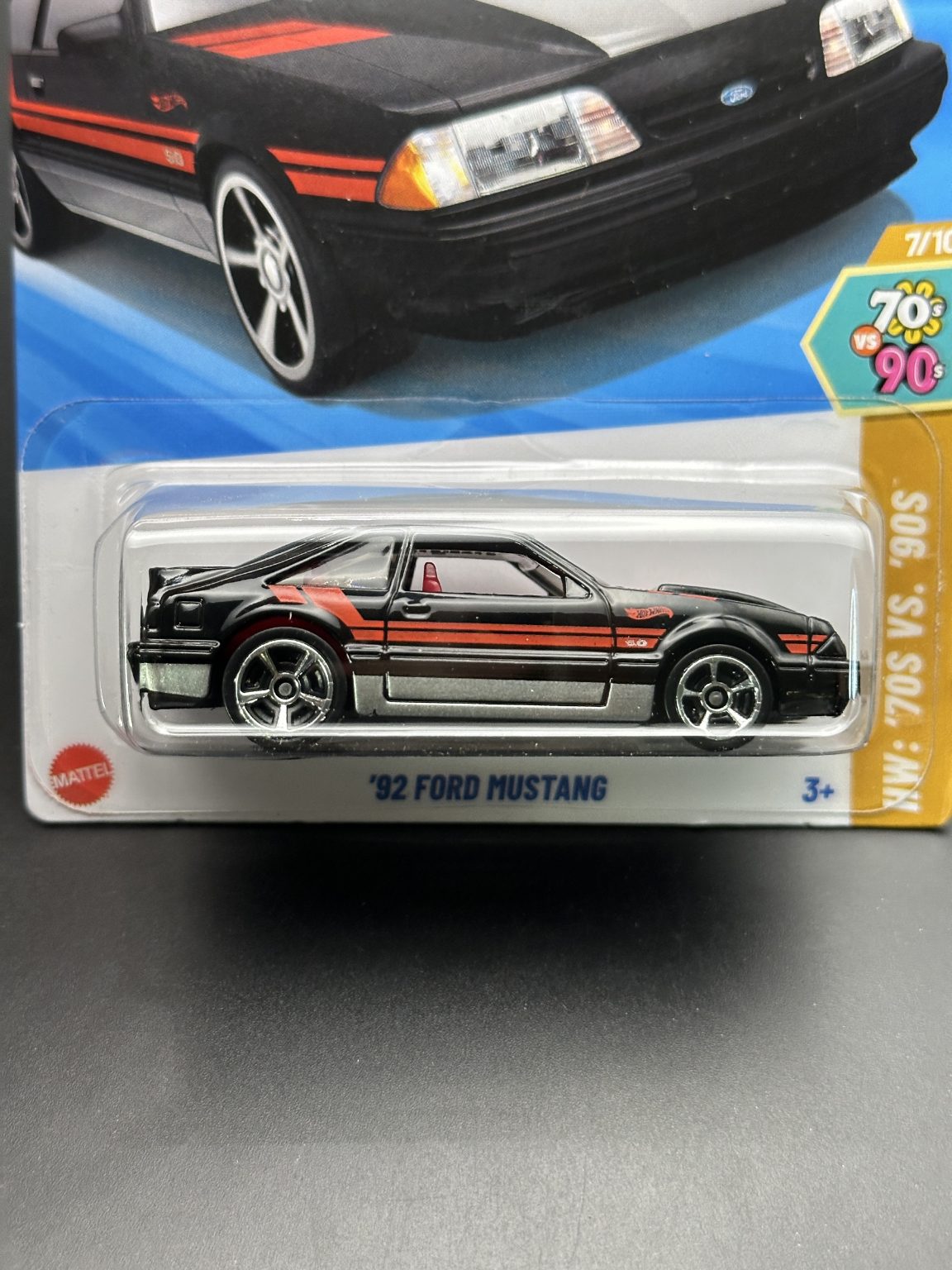 HOT WHEELS - 92 FORD MUSTANG (2025) - HW 70s VS 90s 7/10