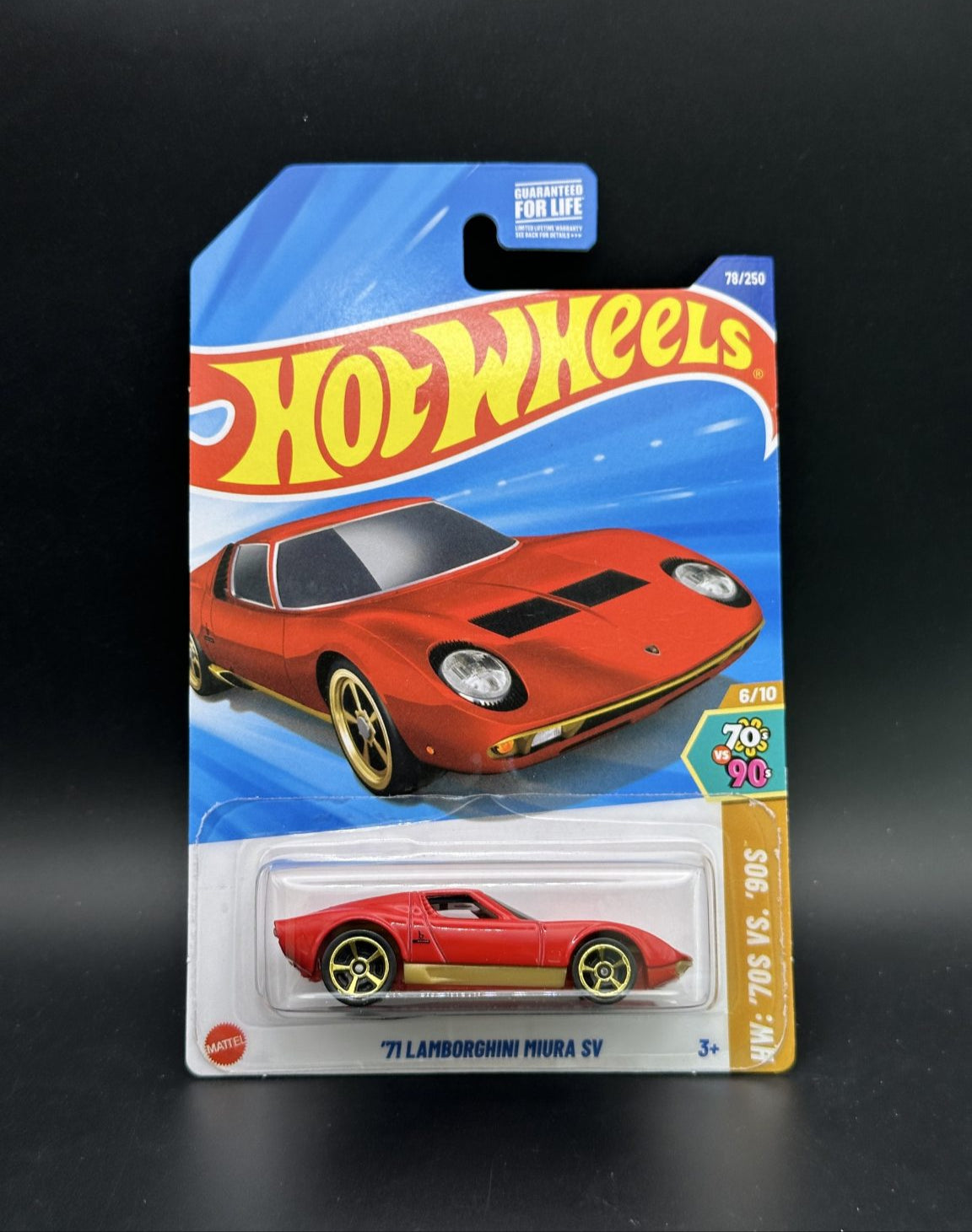 HOT WHEELS - 71 LAMBORGHINI MIURA SV (2025) - HW 70s VS 90s 6/10