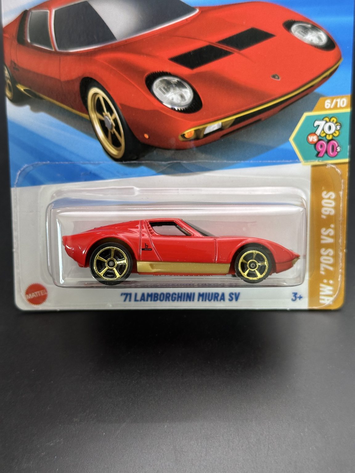 HOT WHEELS - 71 LAMBORGHINI MIURA SV (2025) - HW 70s VS 90s 6/10