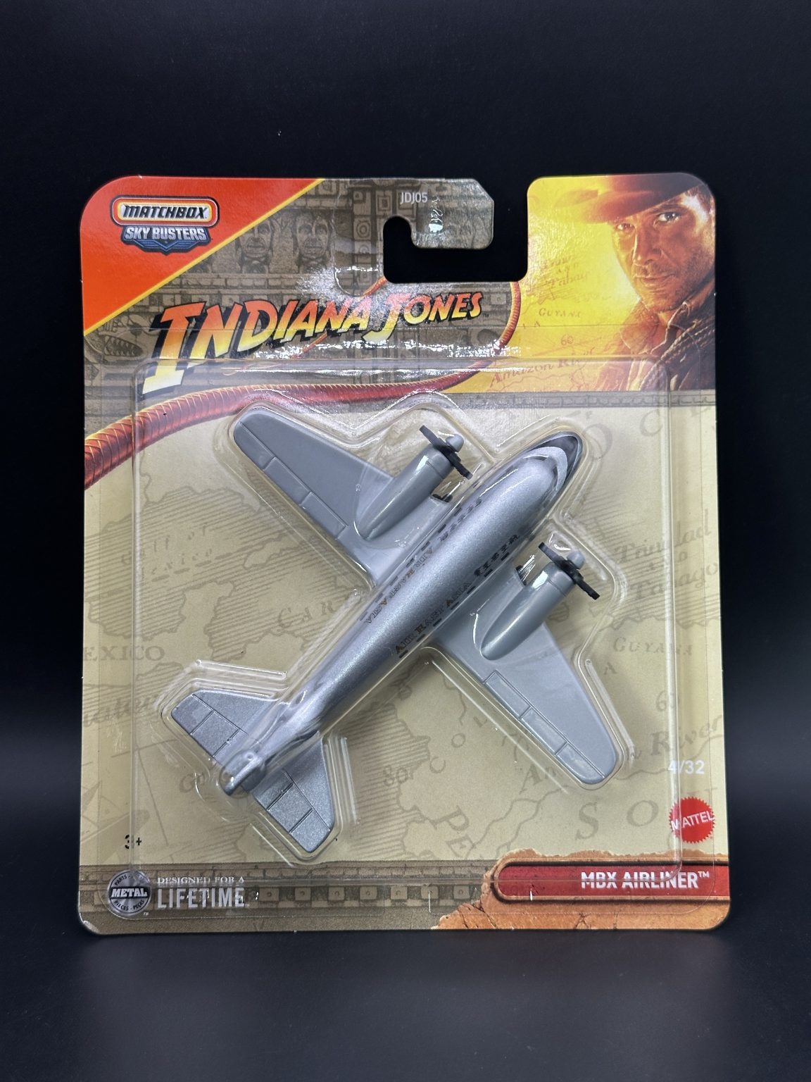 MATCHBOX SKY BUSTERS - MBX AIRLINER - INDIANA JONES