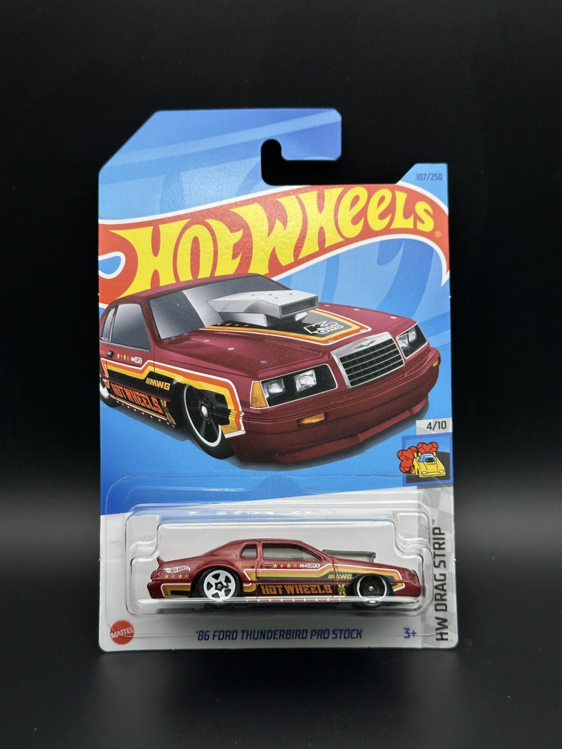 HOT WHEELS - 86 FORD THUNDERBIRD PRO STOCK (2023) - HW DRAG STRIP 4/10