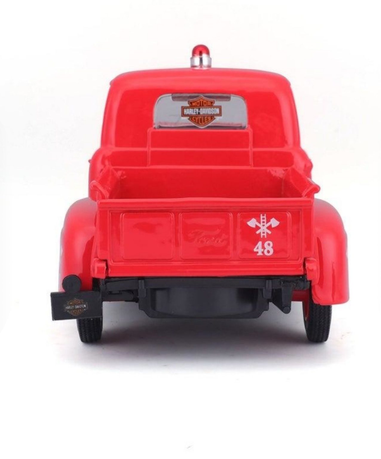 MAISTO - 1948 FORD F1 PICKUP - 1936 EL KNUCKLEHEAD - HARLEY DAVIDSON - 1:24 SCALE