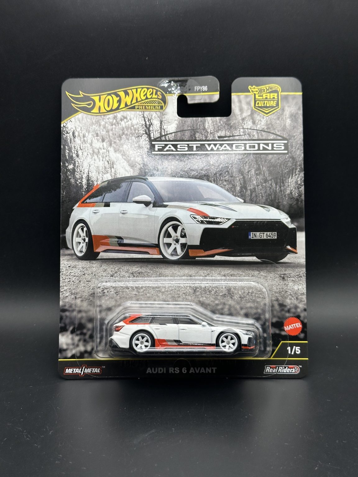 HOT WHEELS - AUDI RS 6 AVANT (2025) - CAR CULTURE FAST WAGONS 1/5