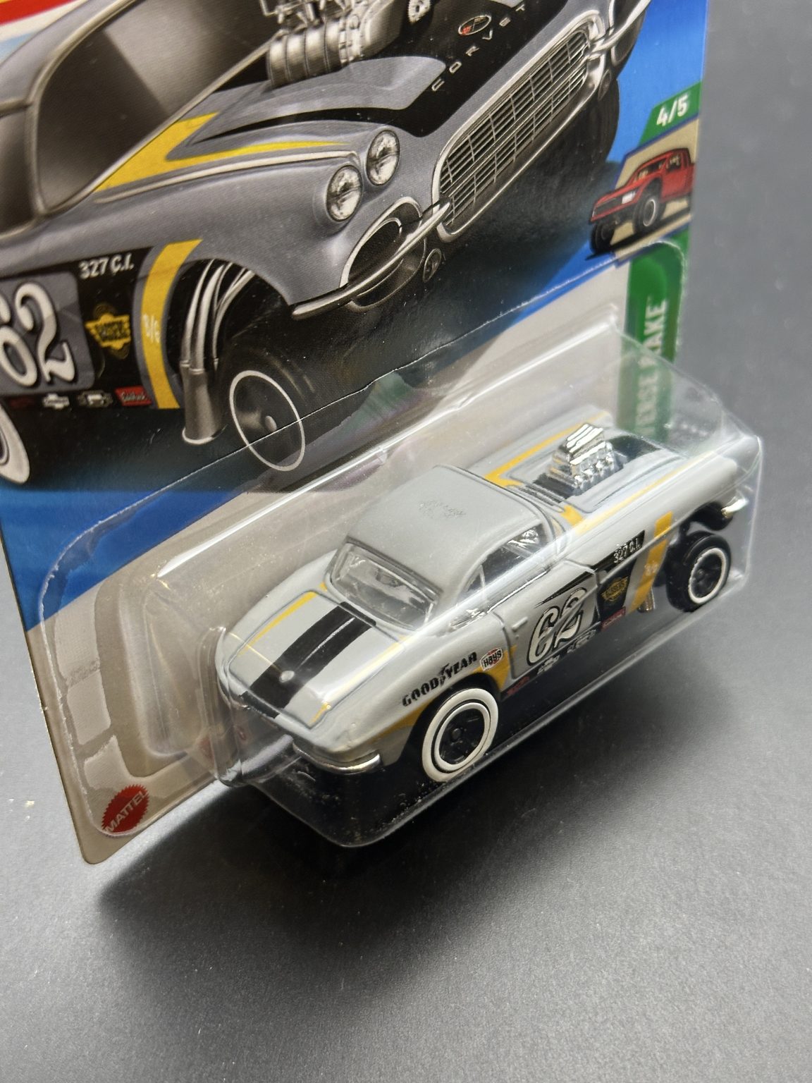 HOT WHEELS - 62 CORVETTE GASSER (2025) - HW REVERSE RAKE 4/5