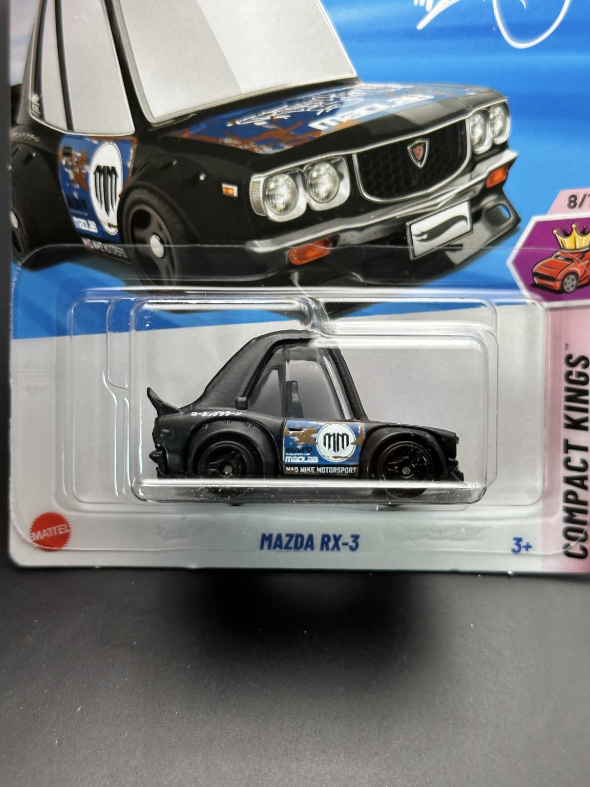 HOT WHEELS - MAZDA RX3 MAD MIKE (2025) - HW COMPACT KINGS 8/10
