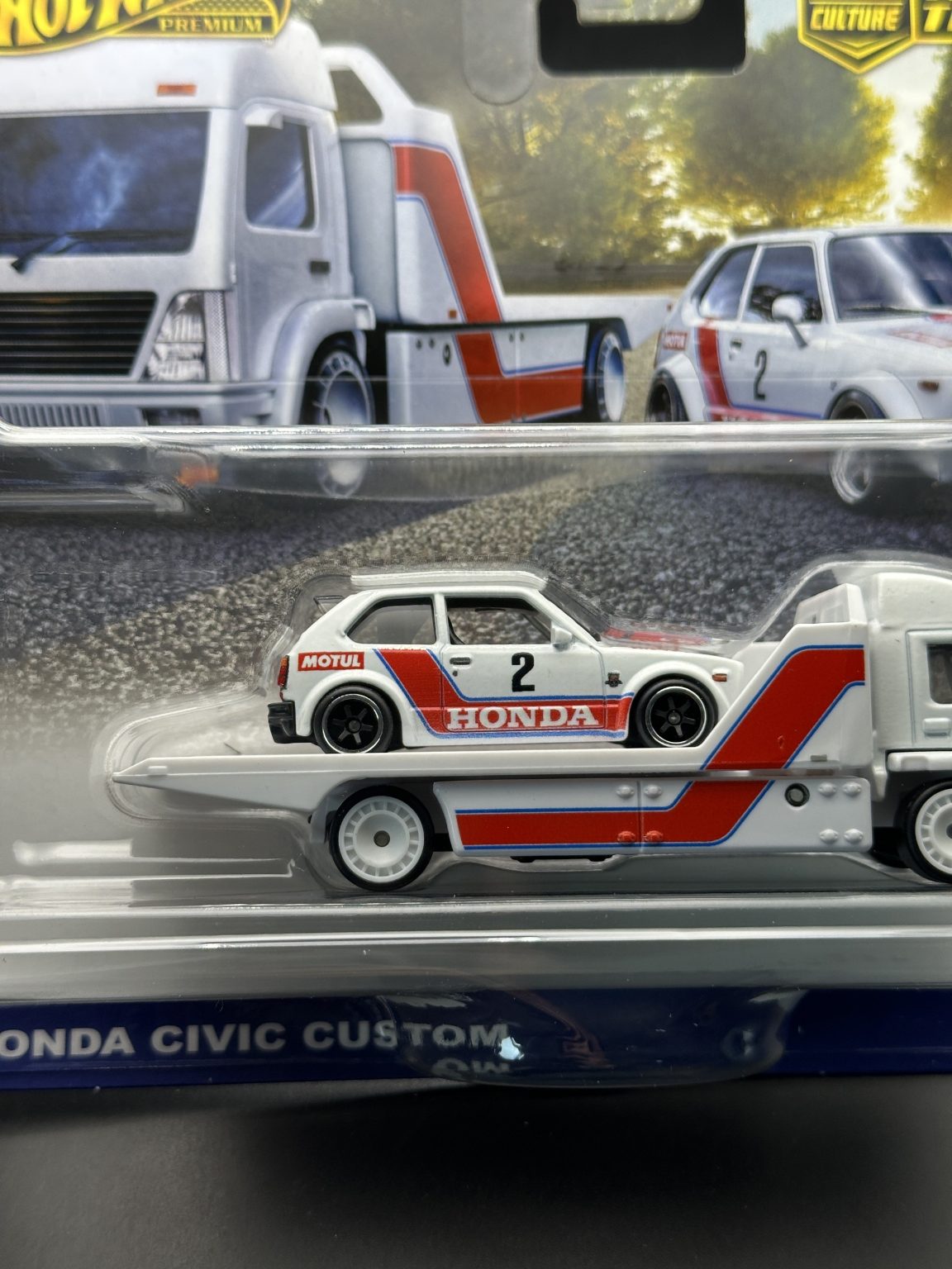HOT WHEELS - 73 HONDA CIVIC CUSTOM AERO LIFT (2025) - TEAM TRANSPORT 80