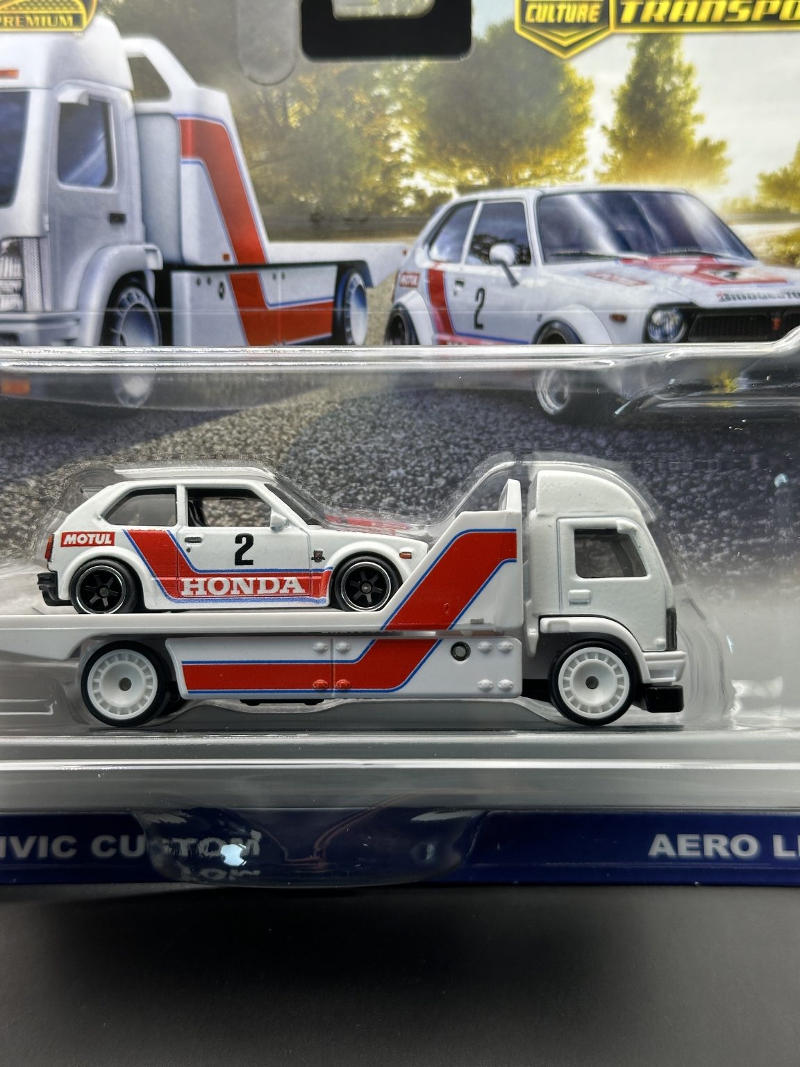 HOT WHEELS - 73 HONDA CIVIC CUSTOM AERO LIFT (2025) - TEAM TRANSPORT 80