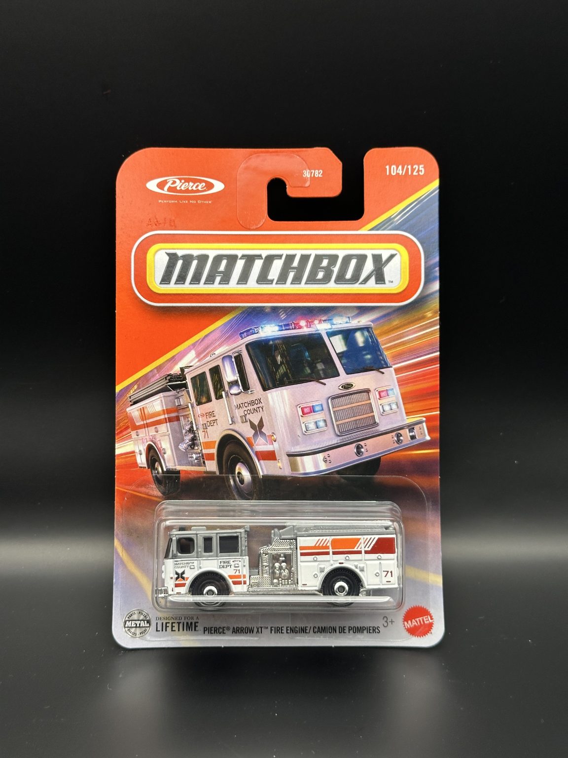 MATCHBOX - PIERCE ARROW XT FIRE ENGINE (2025) - 104/125 - DIECAST