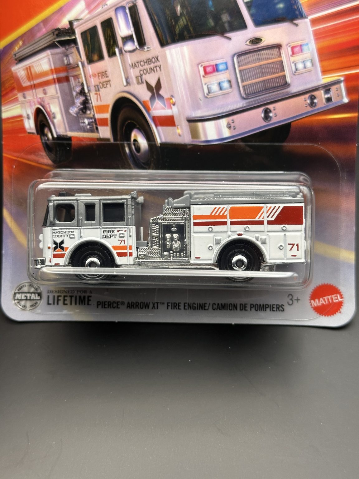 MATCHBOX - PIERCE ARROW XT FIRE ENGINE (2025) - 104/125 - DIECAST