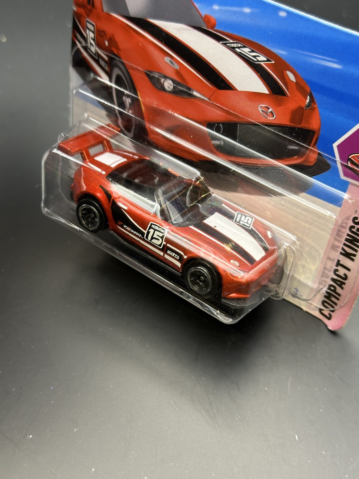 HOT WHEELS - 15 MAZDA MX5 MIATA (2025) - HW COMPACT KINGS 2/10