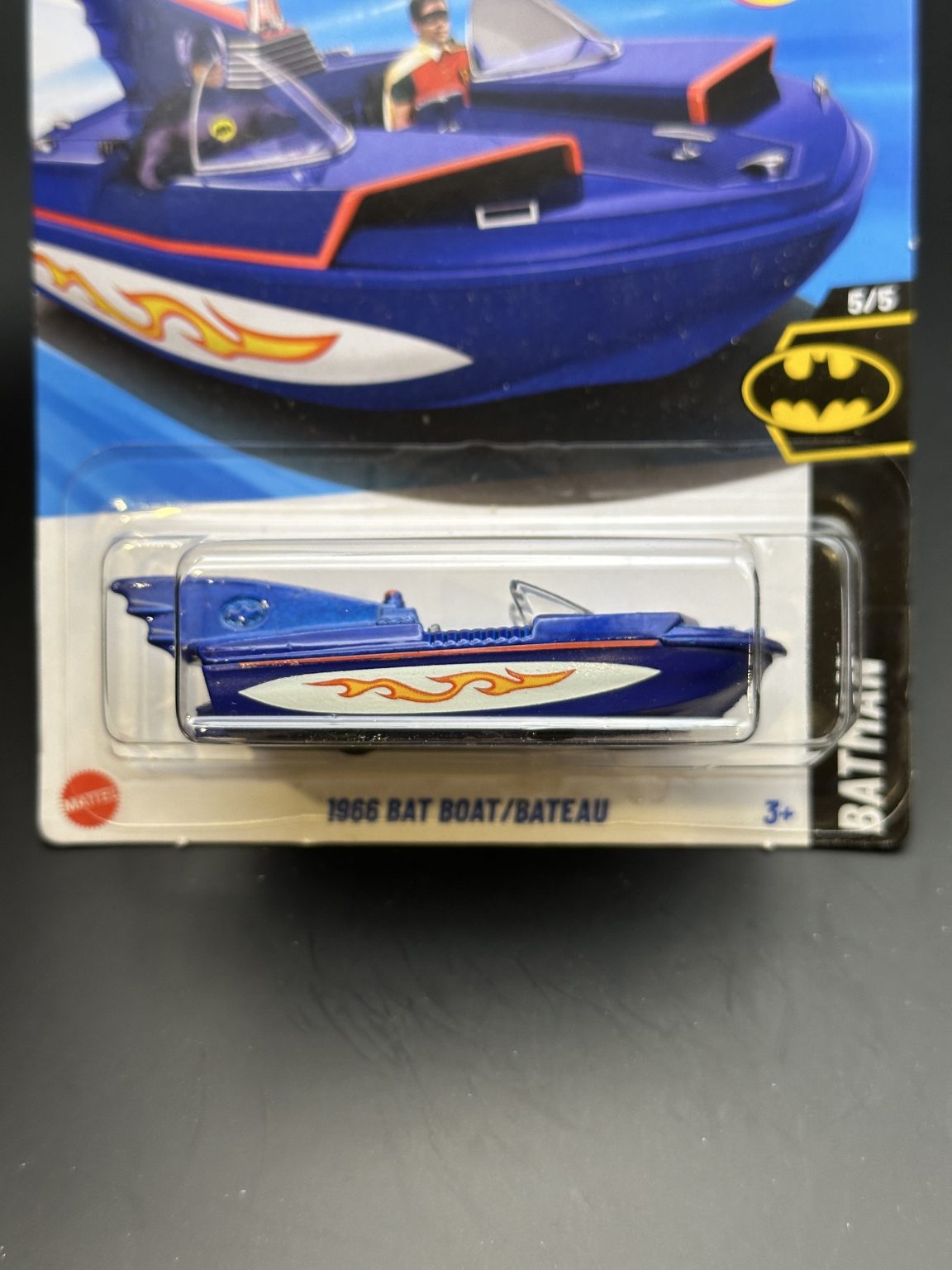 HOT WHEELS - 1966 BAT BOAT (2025) - HW BATMAN 5/5