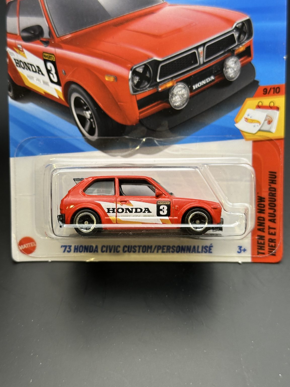 HOT WHEELS - 73 HONDA CIVIC CUSTOM (2025) - HW THEN AND NOW 9/10