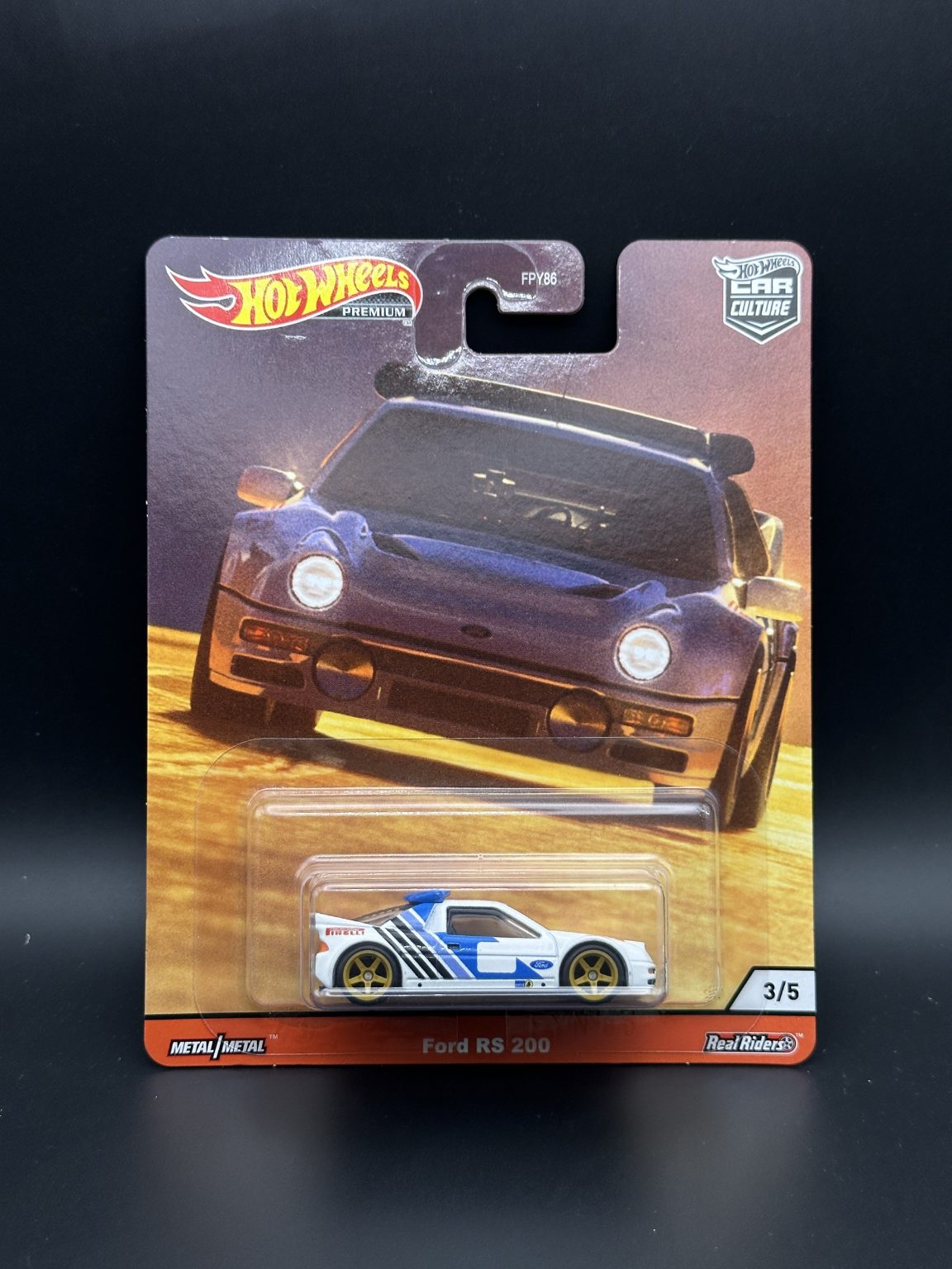 HOT WHEELS - FORD RS 200 (2020) - CAR CULTURE - THRILL CLIMBERS 3/5