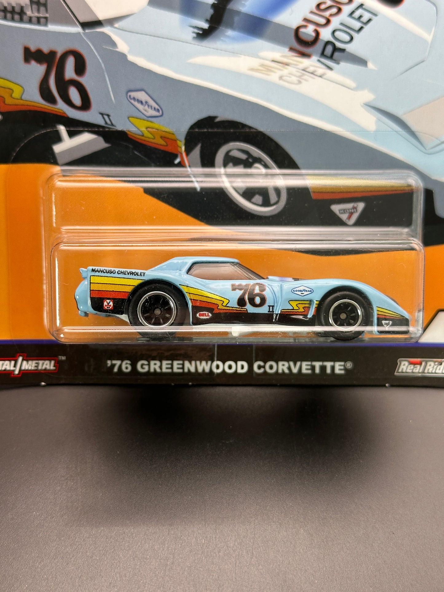 HOT WHEELS - 76 GREENWOOD CORVETTE (2019) - CAR CULTURE - SILHOUETTES 2/5