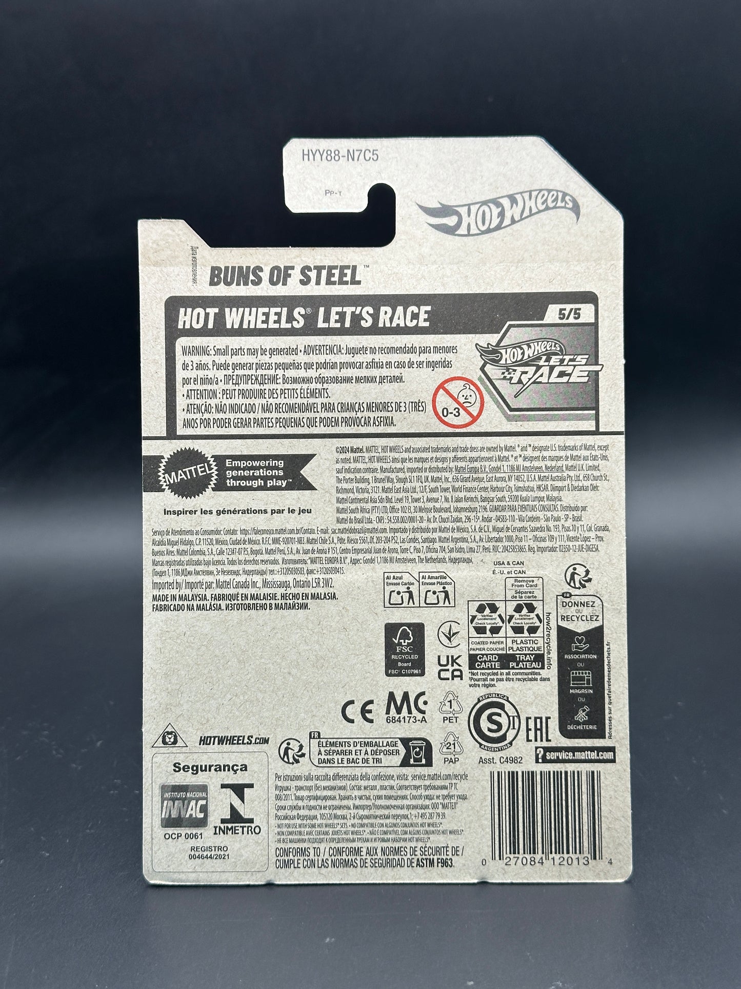 HOT WHEELS - BUNS OF STEEL (2025) - HW LETS RACE 5/5