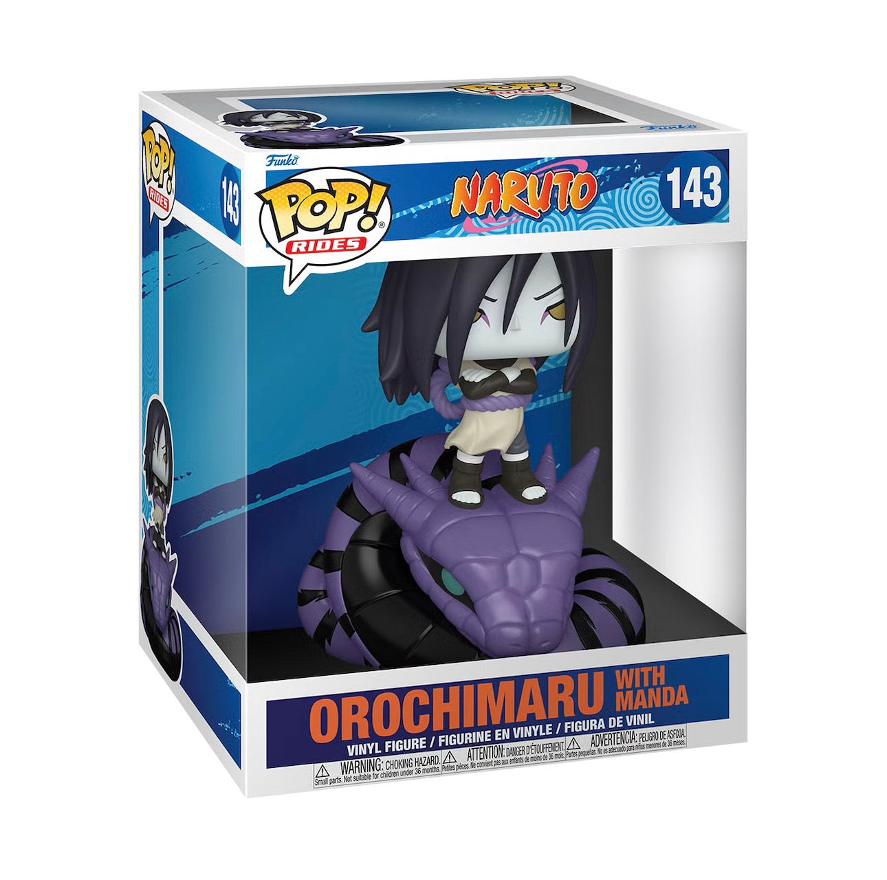 FUNKO POP VINYL - OROCHIMARU WITH MANDA - NARUTO #143