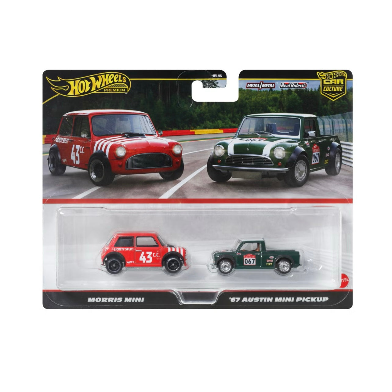 HOT WHEELS - MORRIS MINI / 67 AUSTIN MINI PICKUP - 2 PACK