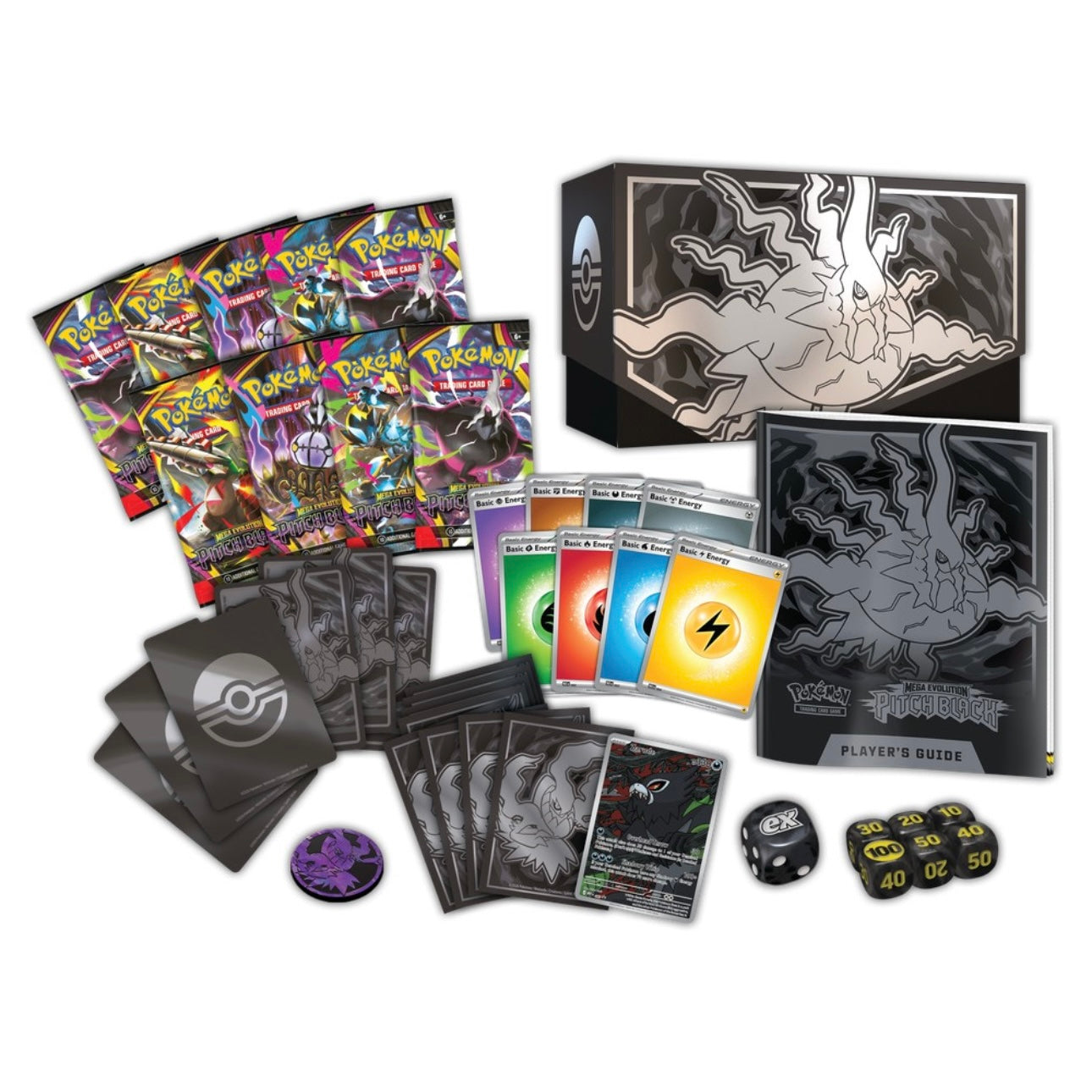 POKEMON TCG - PITCH BLACK ELITE TRAINER BOX - POKEMON MEGA EVOLUTION