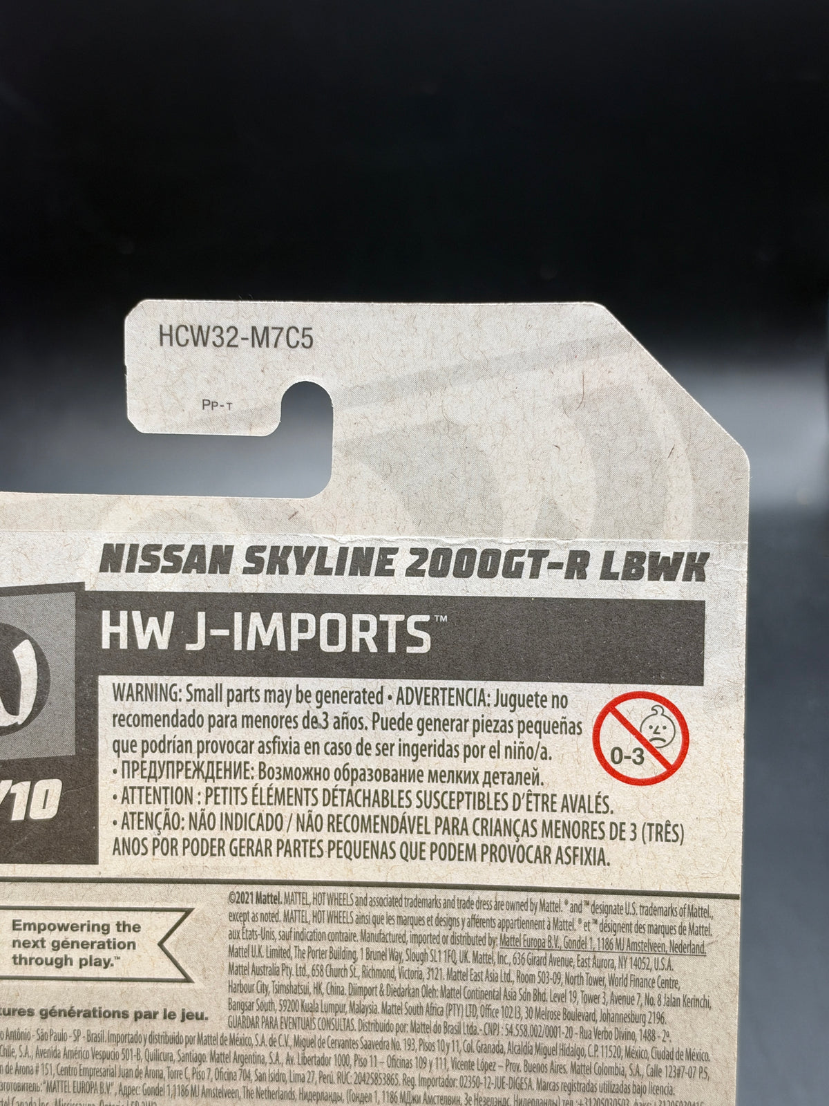 HOT WHEELS - NISSAN SKYLINE 2000GT-R LBWK (2022) - HW J IMPORTS 8/10