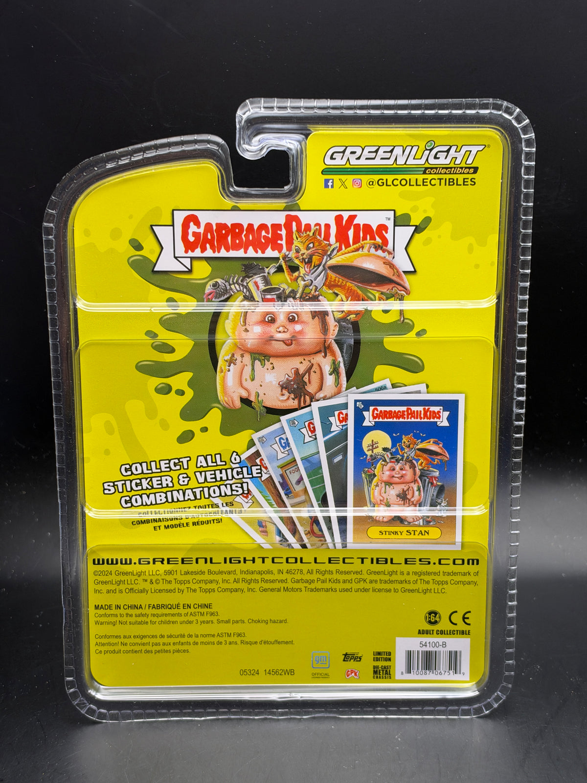 GREENLIGHT - 1970 CHEVROLET CHEVELLE - GARBAGE PAIL KIDS