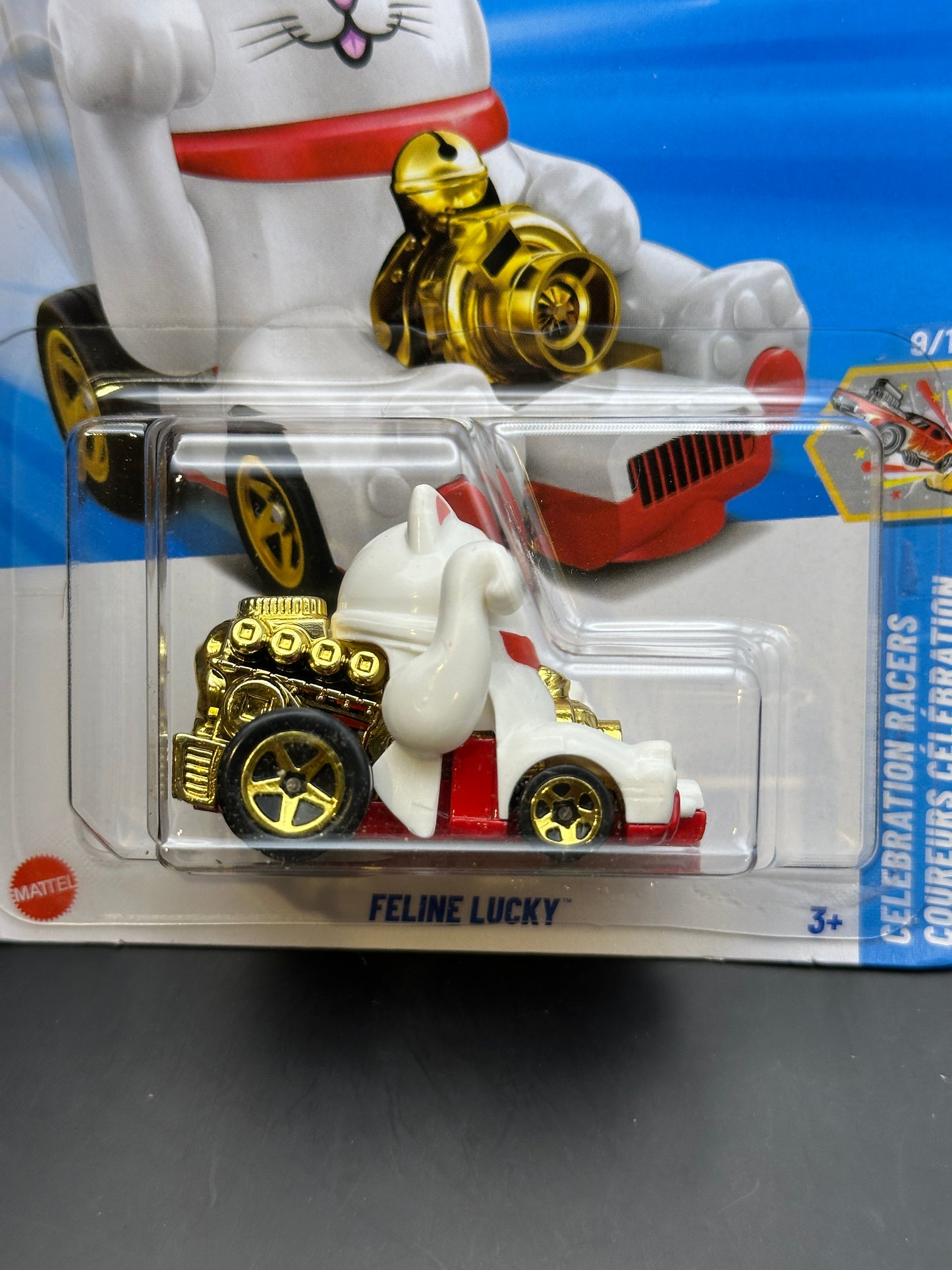 HOT WHEELS - FELINE LUCKY (2025) - HW CELEBRATION RACERS 9/10