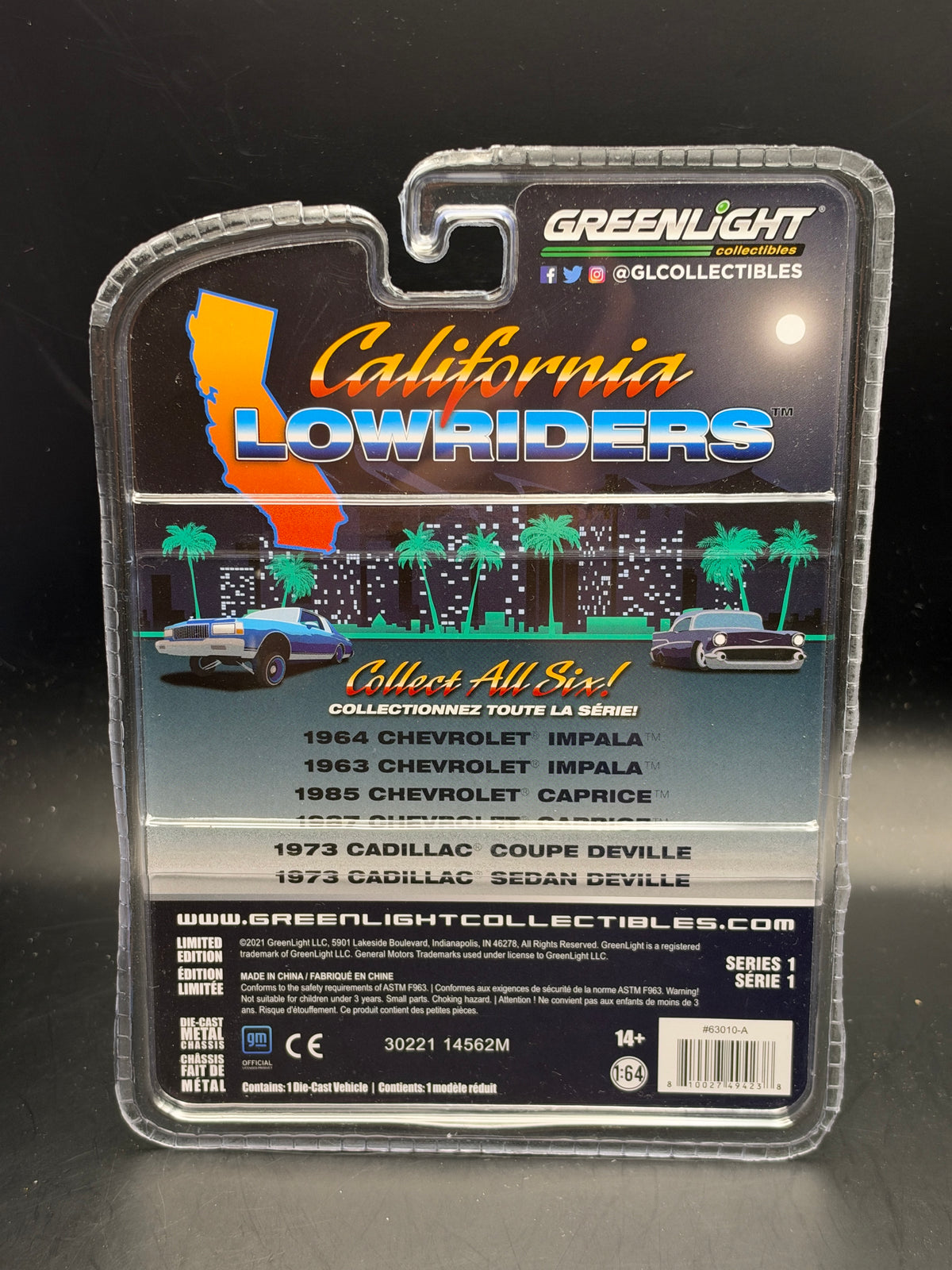 GREENLIGHT - 1964 CHEVROLET IMPALA - CALIFORNIA LOWRIDERS