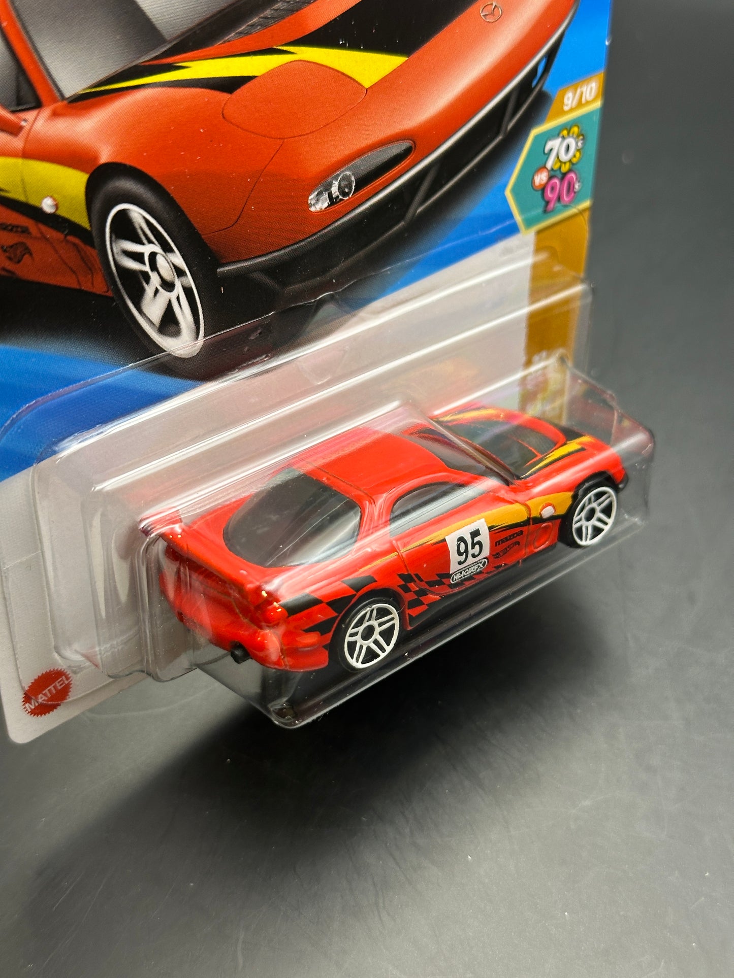 HOT WHEELS - 95 MAZDA RX7 DRIFT (2025) - HW 70s VS 90s 9/10