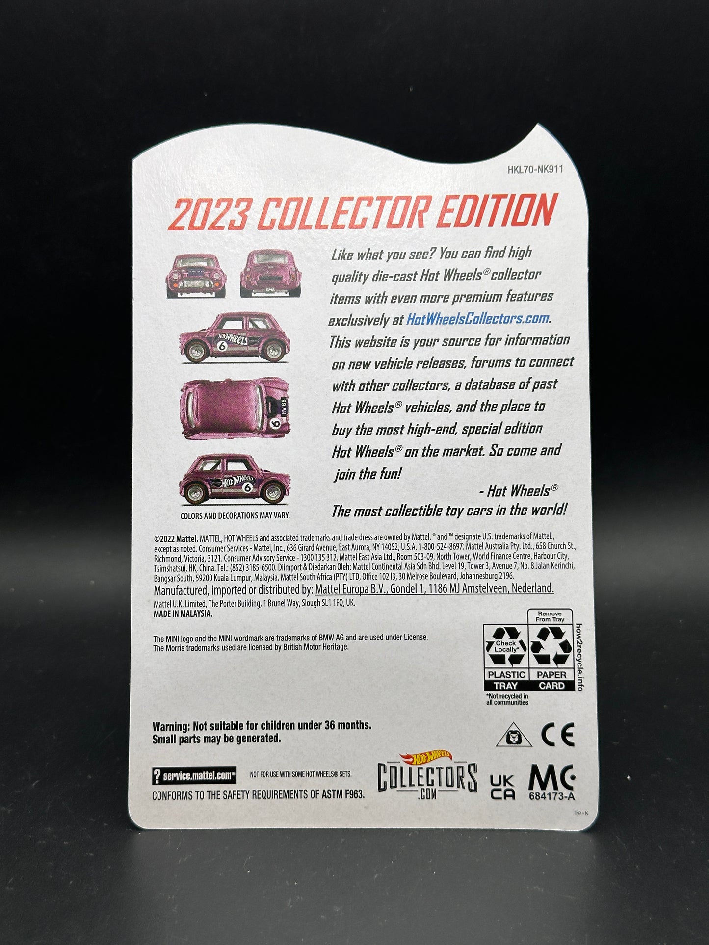 HOT WHEELS - MORRIS MINI (2023) - COLLECTOR EDITION