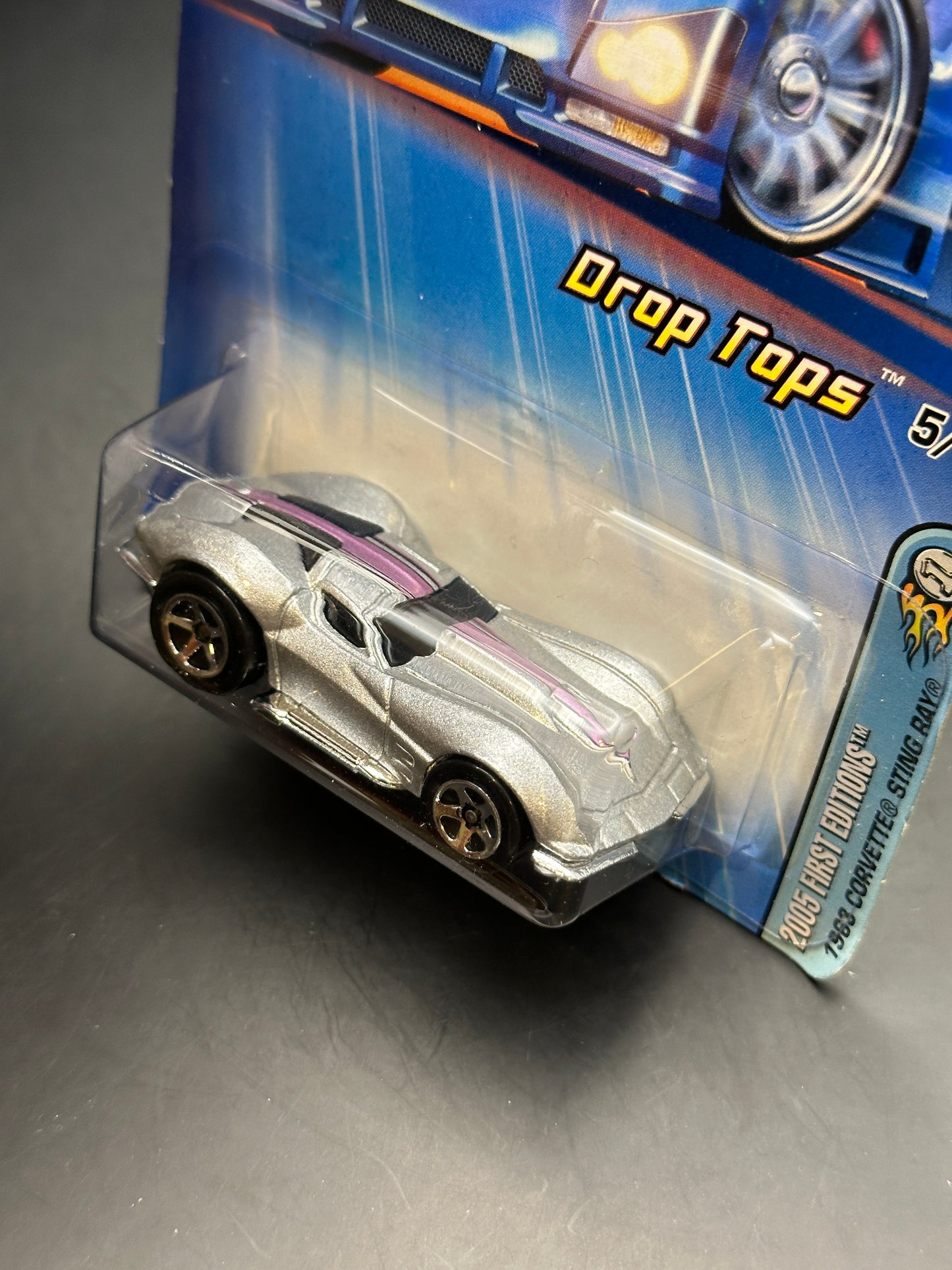 HOT WHEELS - 1963 CORVETTE STING RAY (2005) - HW 2005 FIRST EDITIONS DROP TOOS 5/10