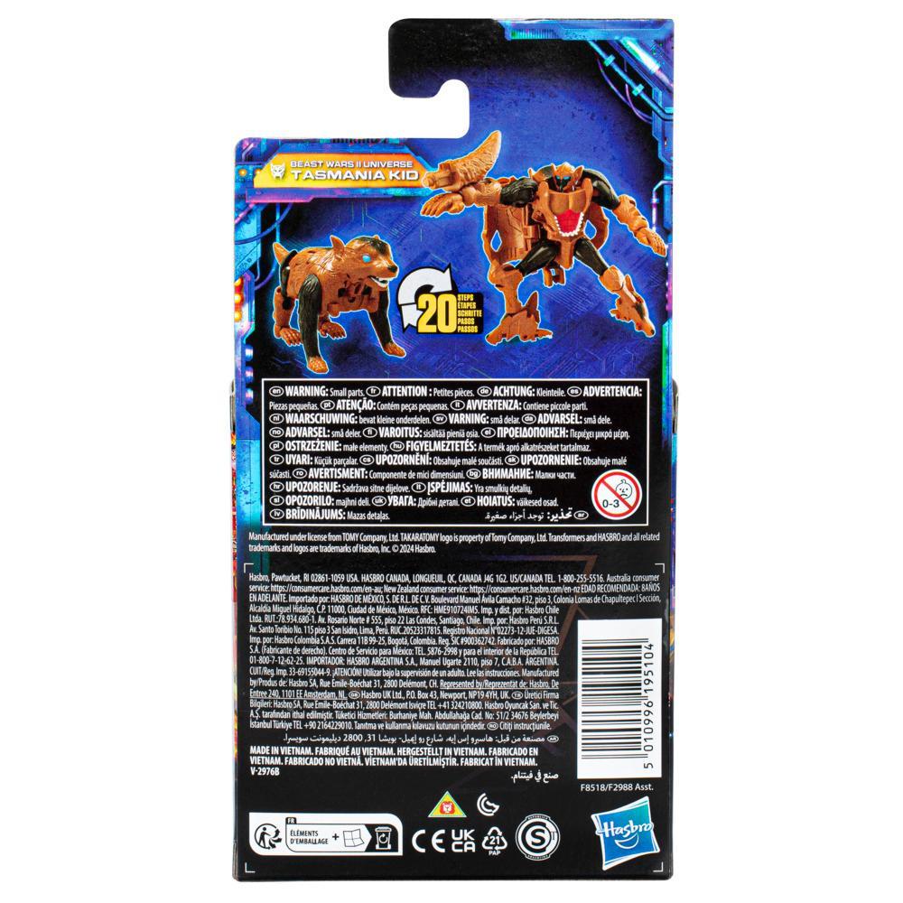 TRANSFORMERS LEGACY UNITED CORE BEAST WARS II UNIVERSE - TASMANIA KID - 3.5” ACTION FIGURE