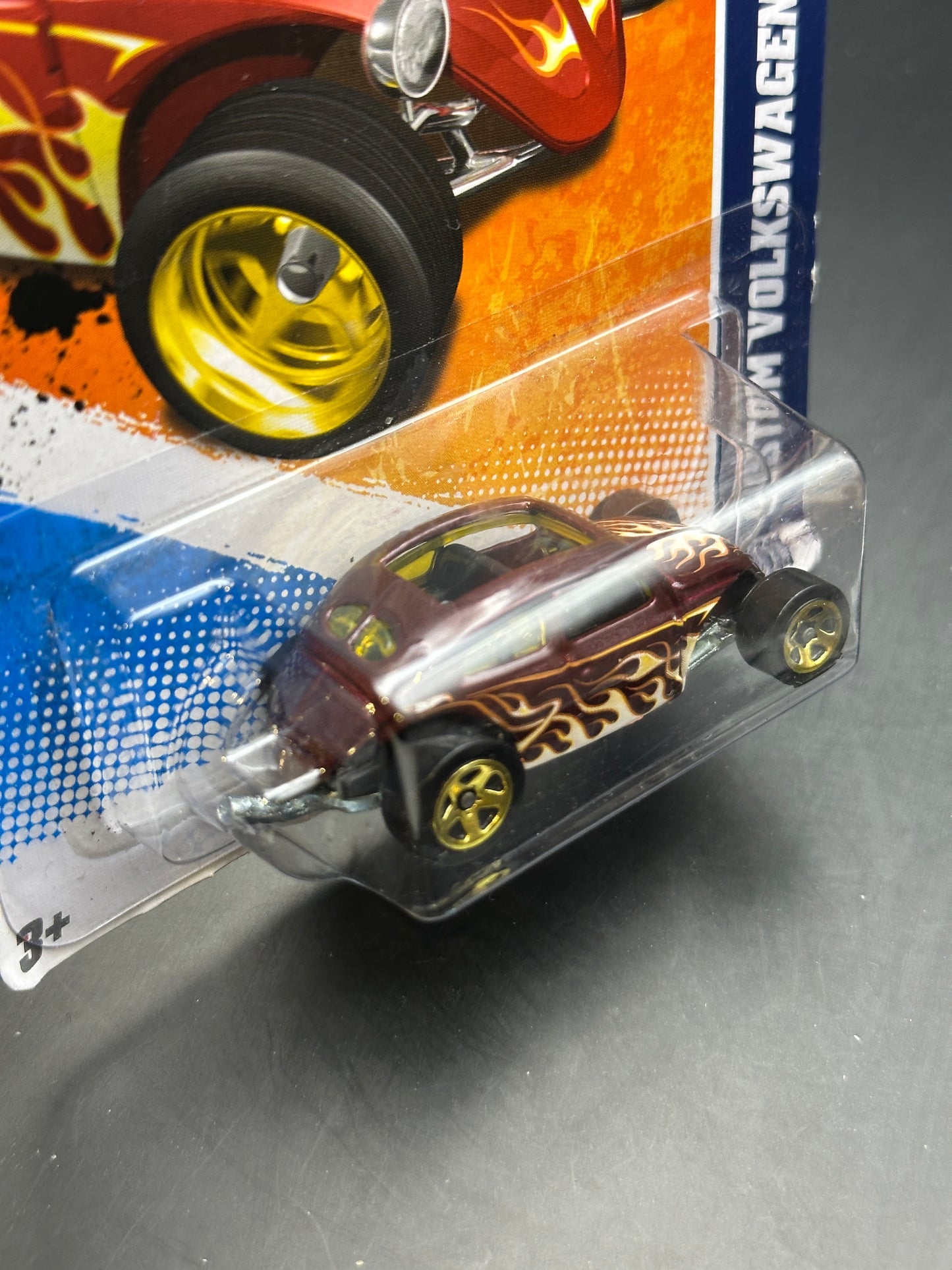 HOT WHEELS - CUSTOM VOLKSWAGEN BEETLE (2011) - HW HEAT FLEET 9/10