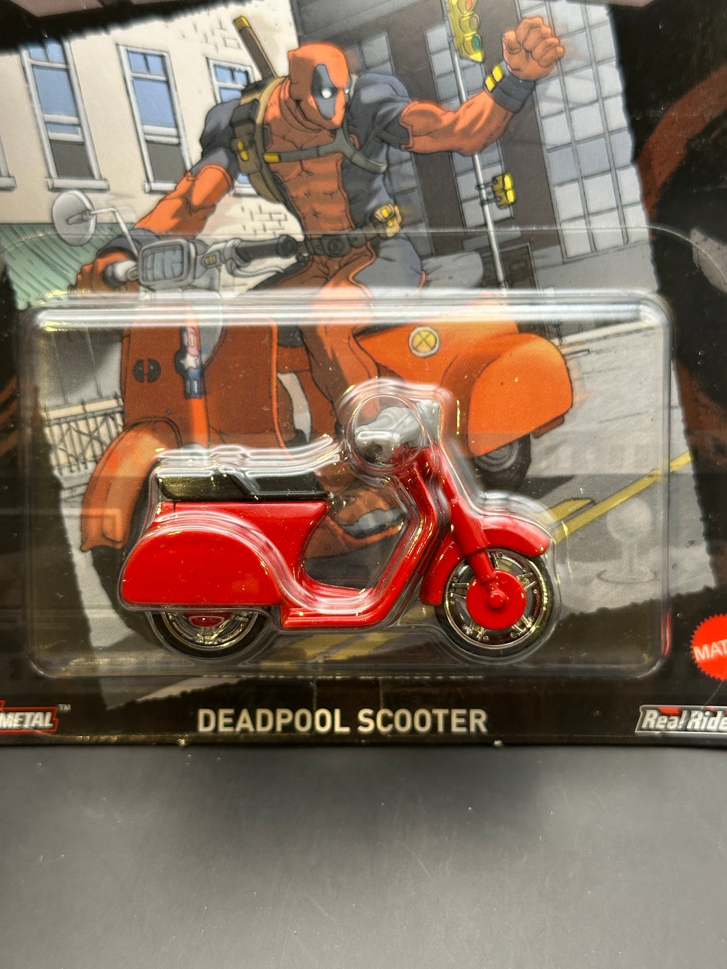 HOT WHEELS - DEADPOOL SCOOTER (2021) - REPLICA ENTERTAINMENT DEADPOOL