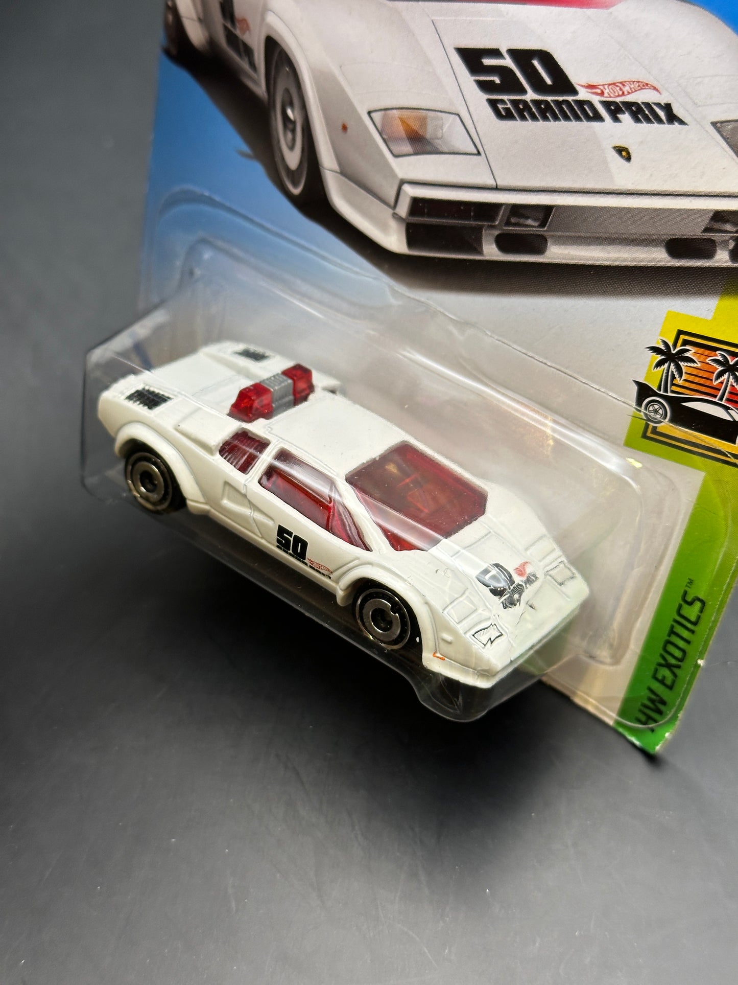 HOT WHEELS - LAMBORGHINI COUNTACH PACE CAR (2018) - HW EXOTICS 9/10