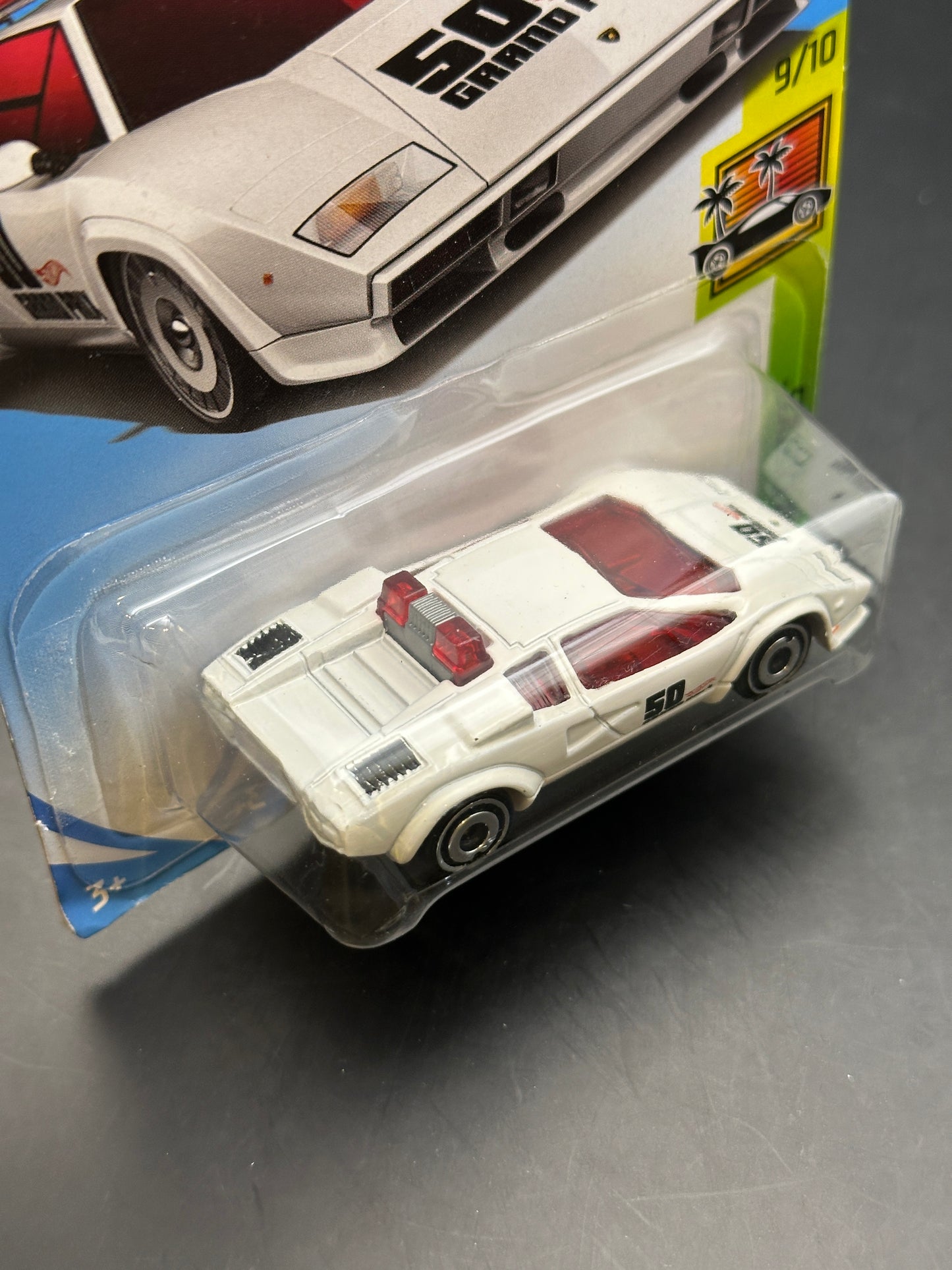 HOT WHEELS - LAMBORGHINI COUNTACH PACE CAR (2018) - HW EXOTICS 9/10
