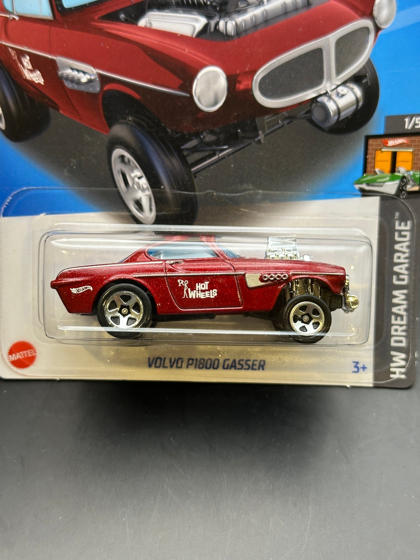 HOT WHEELS - VOLVO P1800 GASSER (2023) - HW DREAM GARAGE 1/5