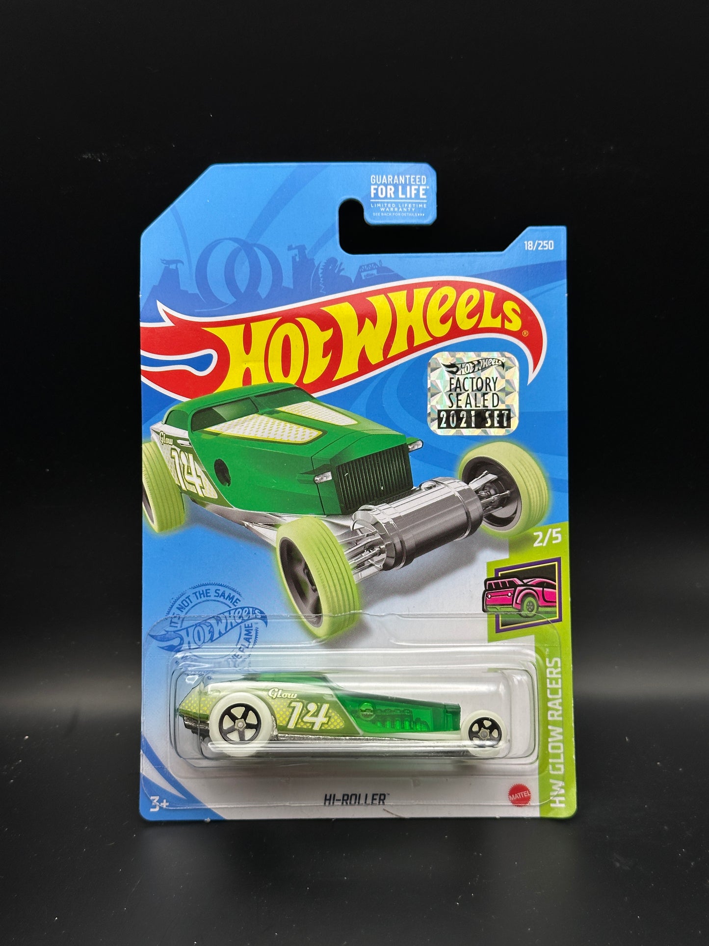 HOT WHEELS - HI ROLLER (2021) - HW GLOW RACERS 2/5