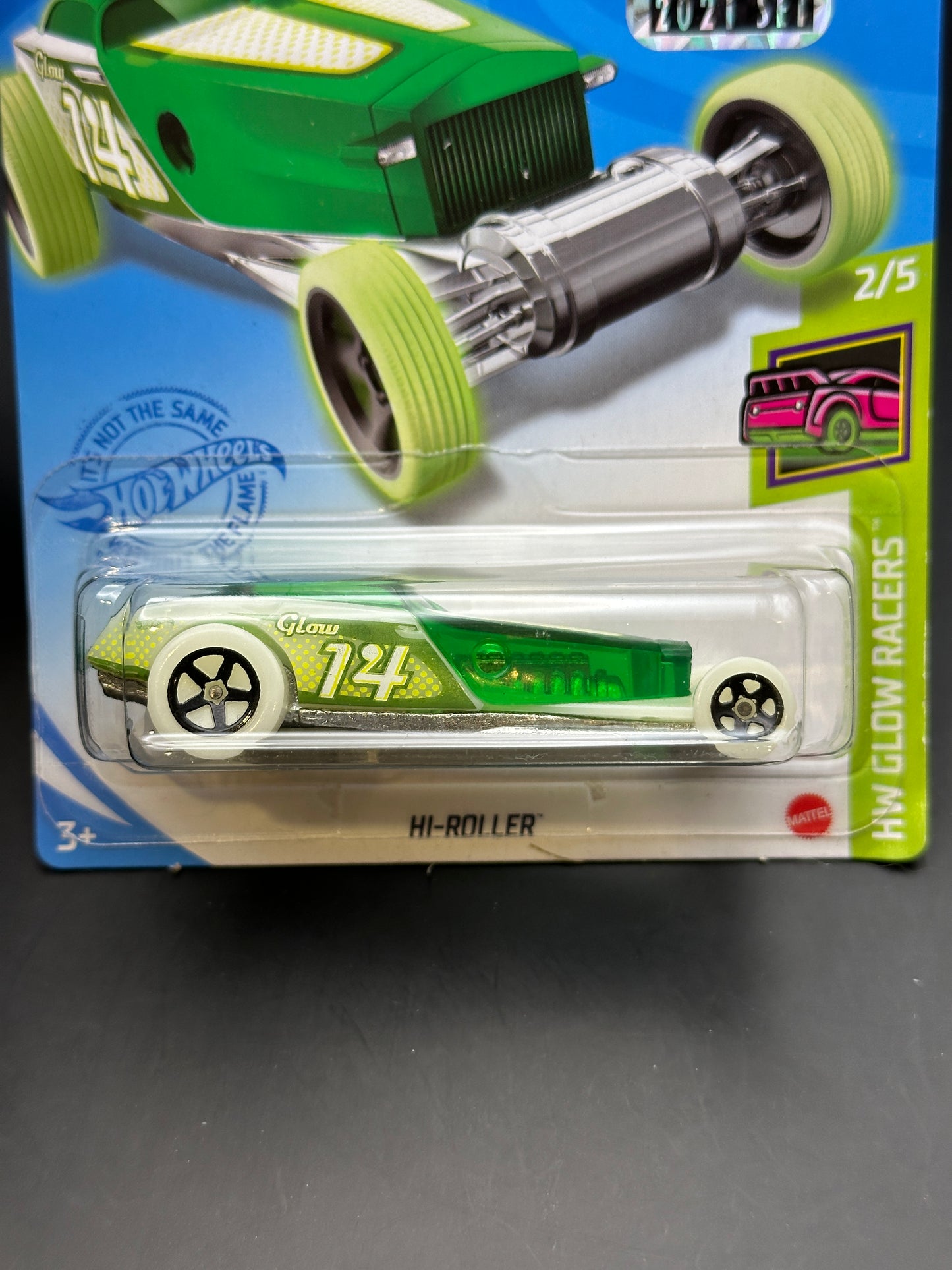 HOT WHEELS - HI ROLLER (2021) - HW GLOW RACERS 2/5