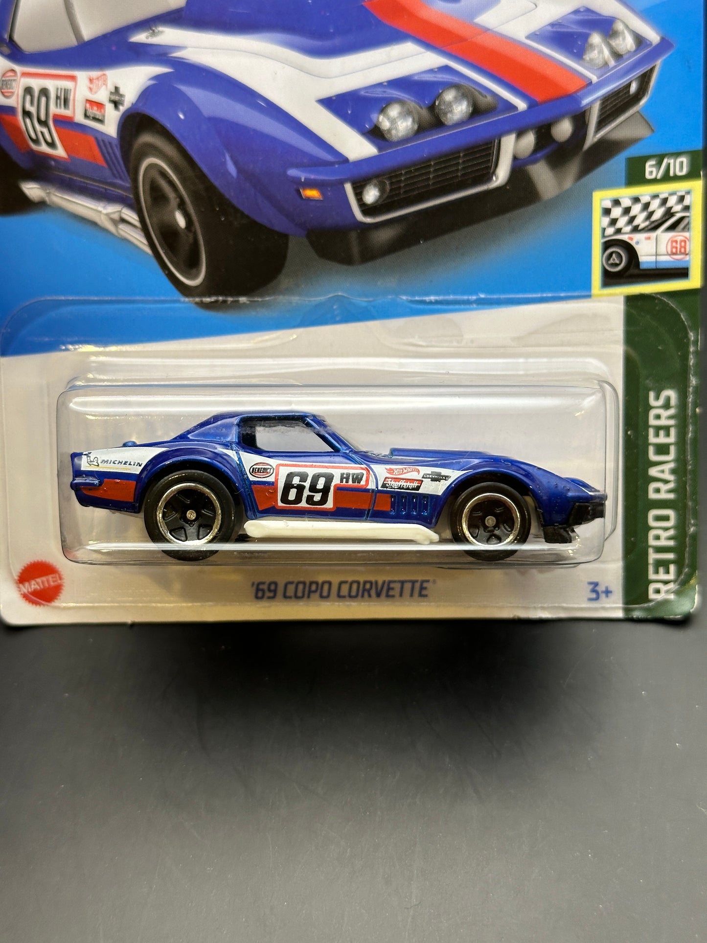 HOT WHEELS - 69 COPO CORVETTE (2022) - HW RETRO RACERS 6/10