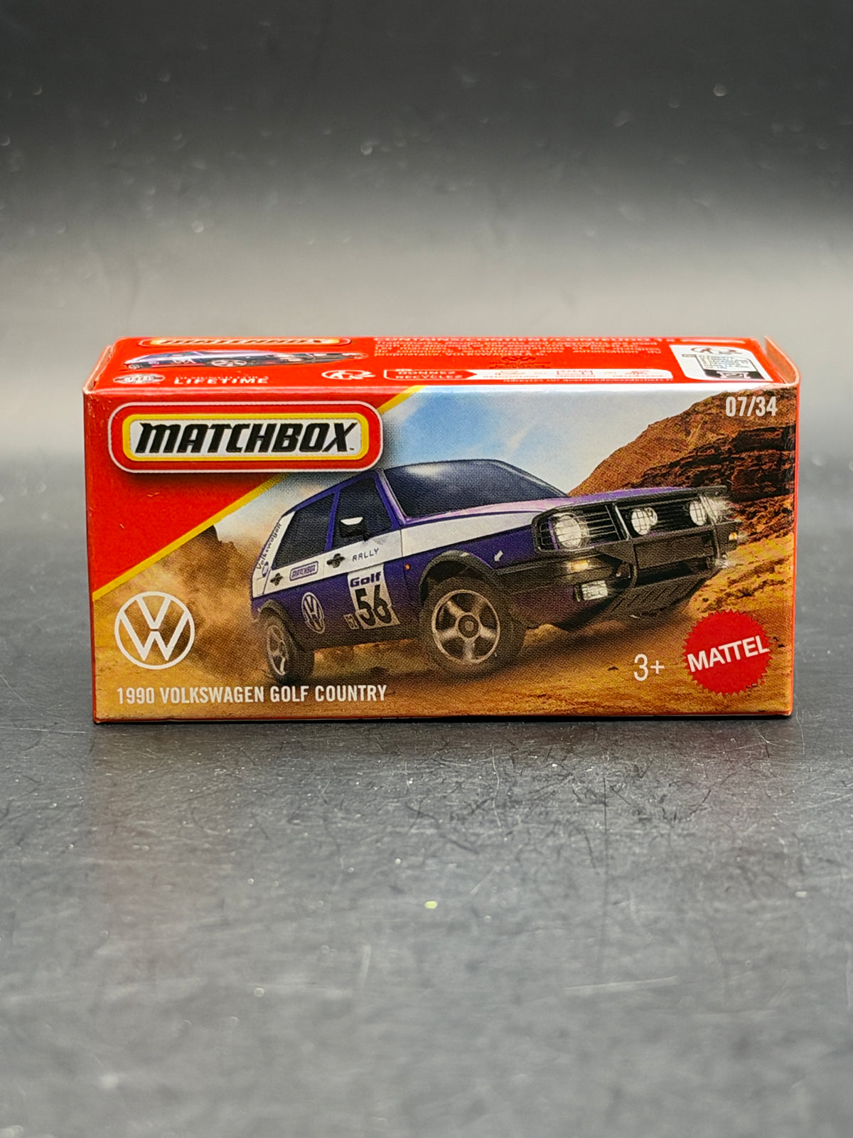 MATCHBOX - 1990 VOLKSWAGEN GOLF COUNTRY - MATCHBOX DIECAST 07/34