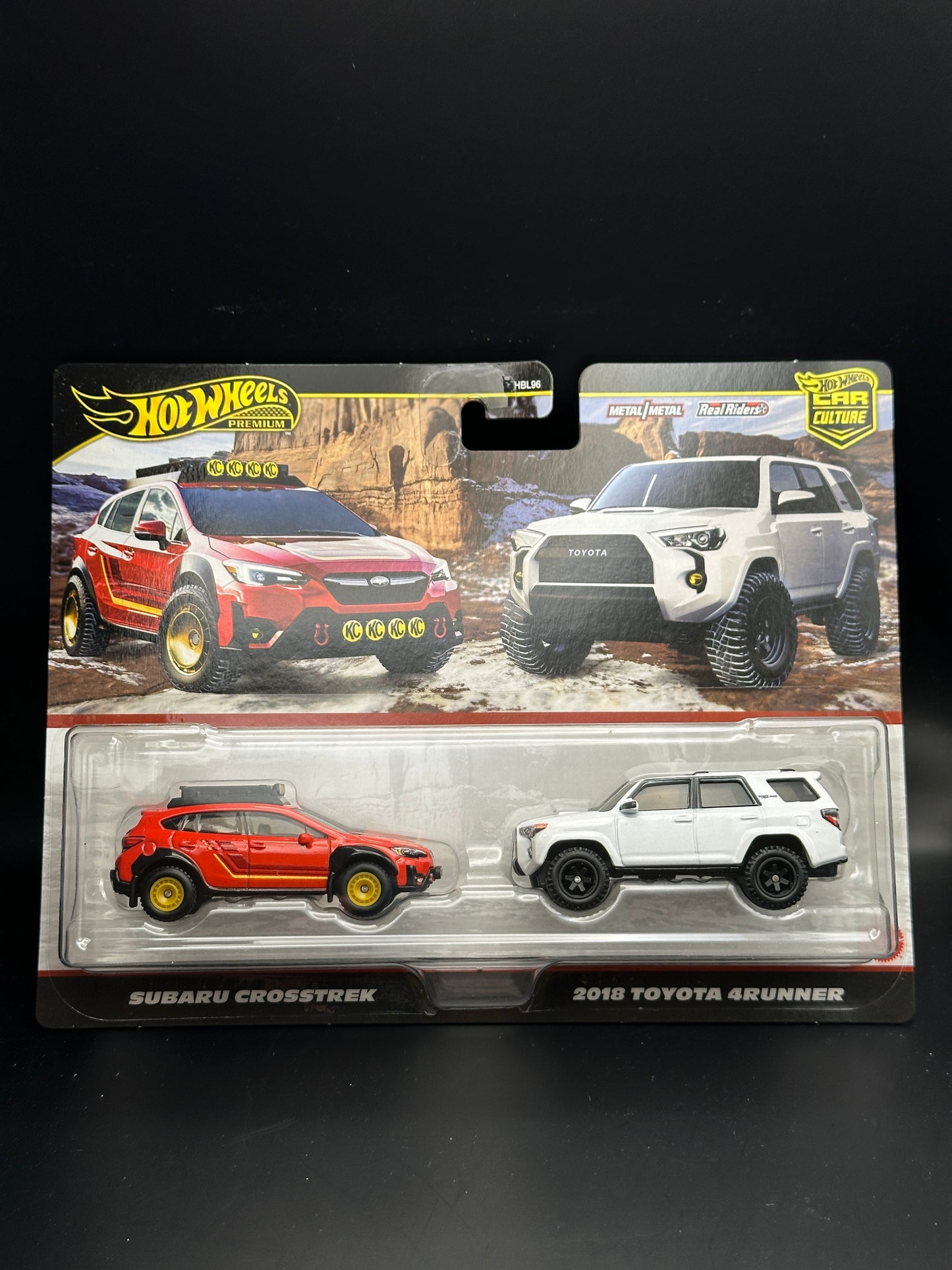 HOT WHEELS - SUBARU CROSSTREK / 2018 TOYOTA 4RUNNER (2025) - 2 PACK - PREMIUM / CAR CULTURE