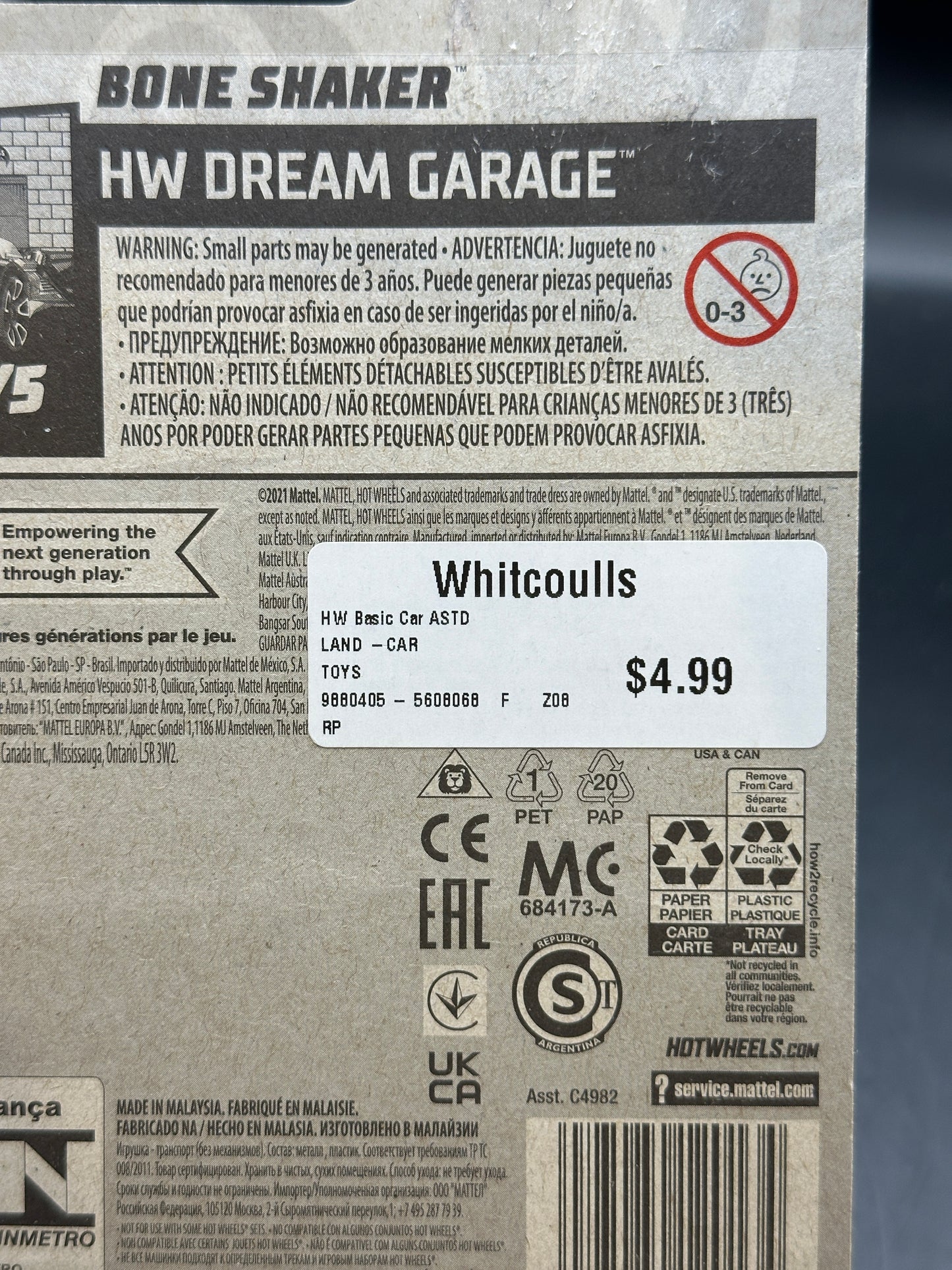 HOT WHEELS - BONE SHAKER (2022) - HW DREAM GARAGE 4/5