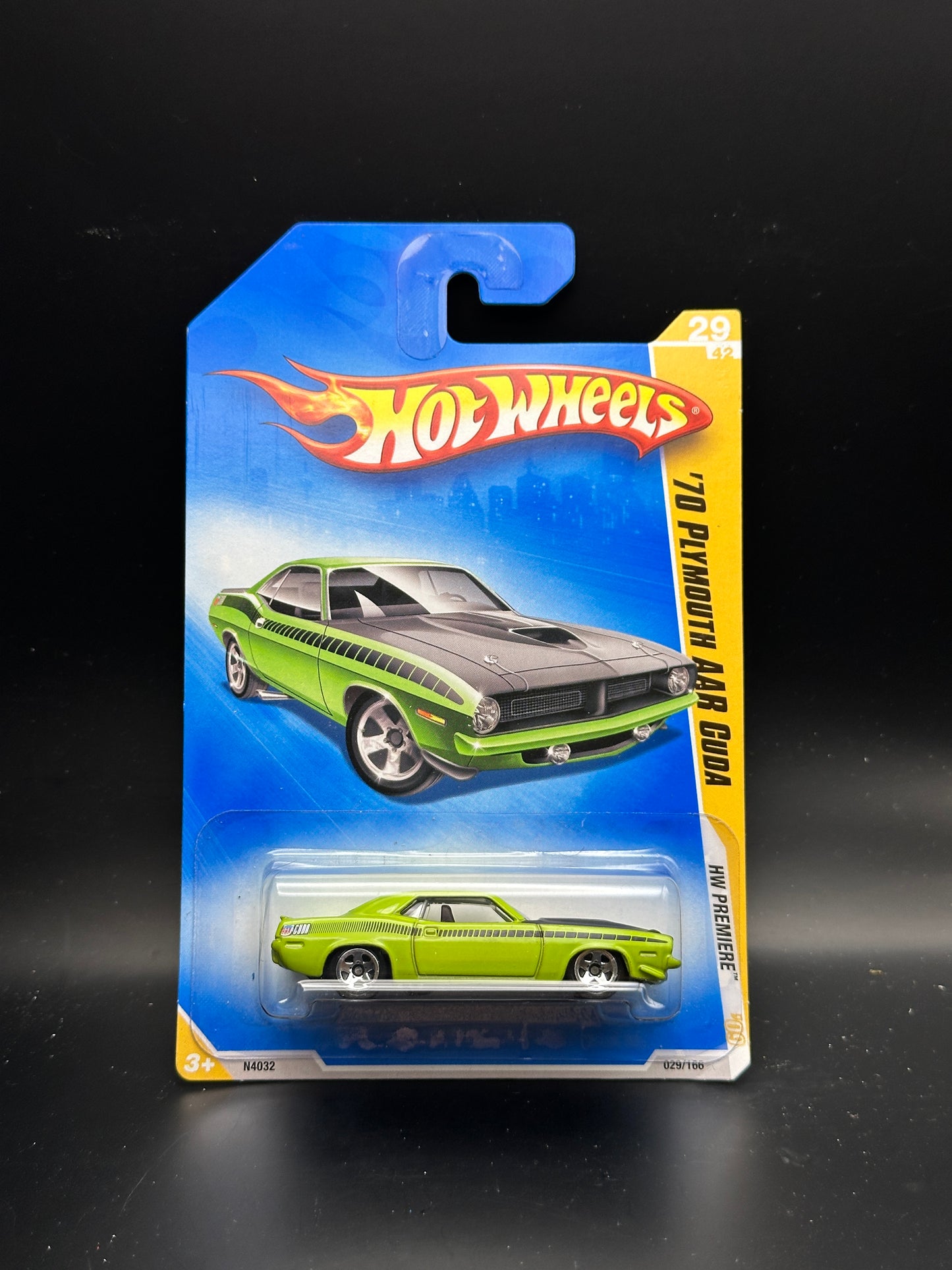 HOT WHEELS - 70 PLYMOUTH AAR CUDA (2009) - HW 2009 PREMIERE 29/42